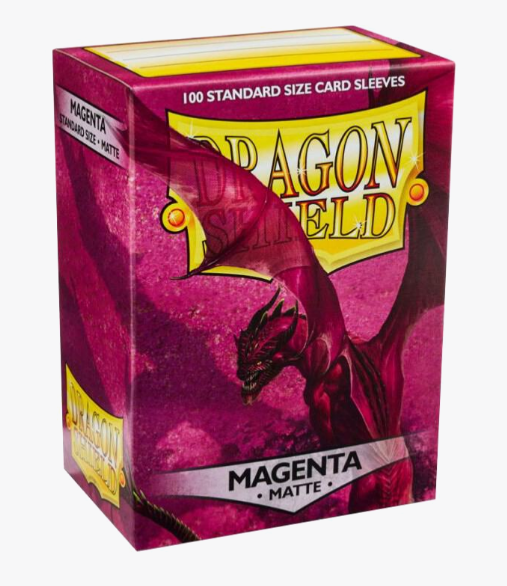 Dragon Shield: Matte Sleeves - Magenta (100 ct.)