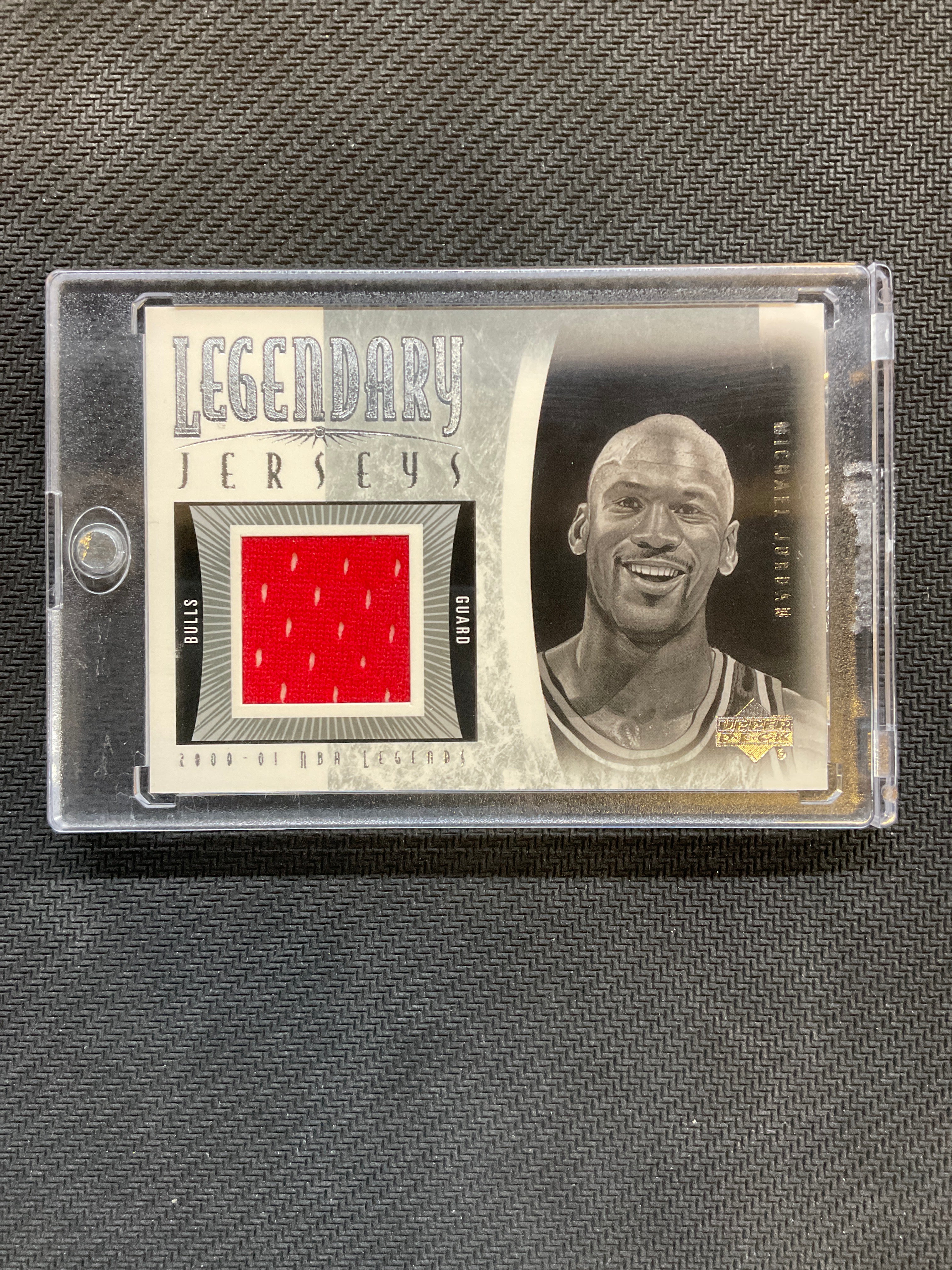 2001 Upper Deck Legends Michael Jordan Legendary Jerseys # MJ-J Bulls GAME WORN
