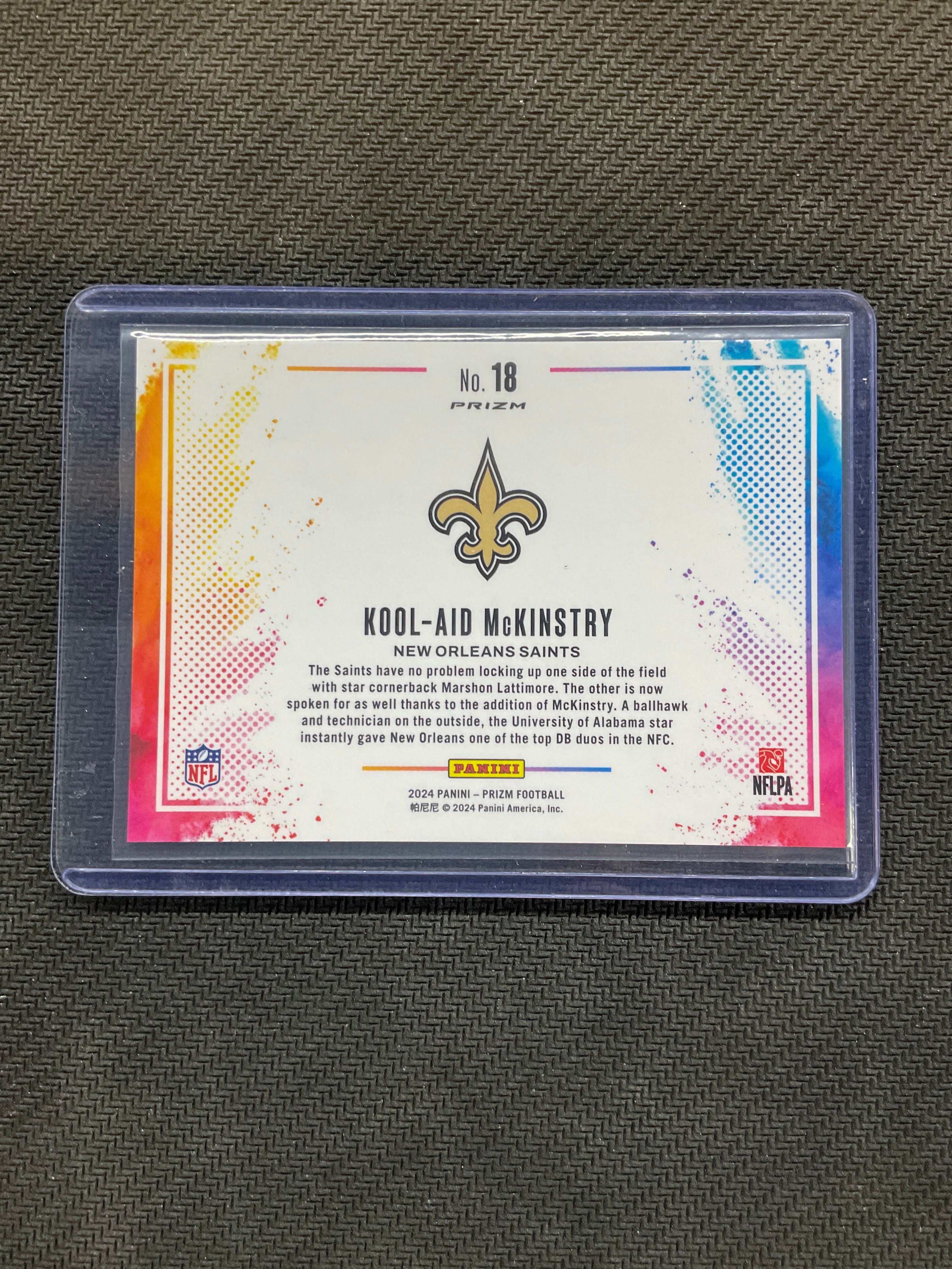 2024 Prizm Kool-Aid McKinstry Rookie Color Blast #18