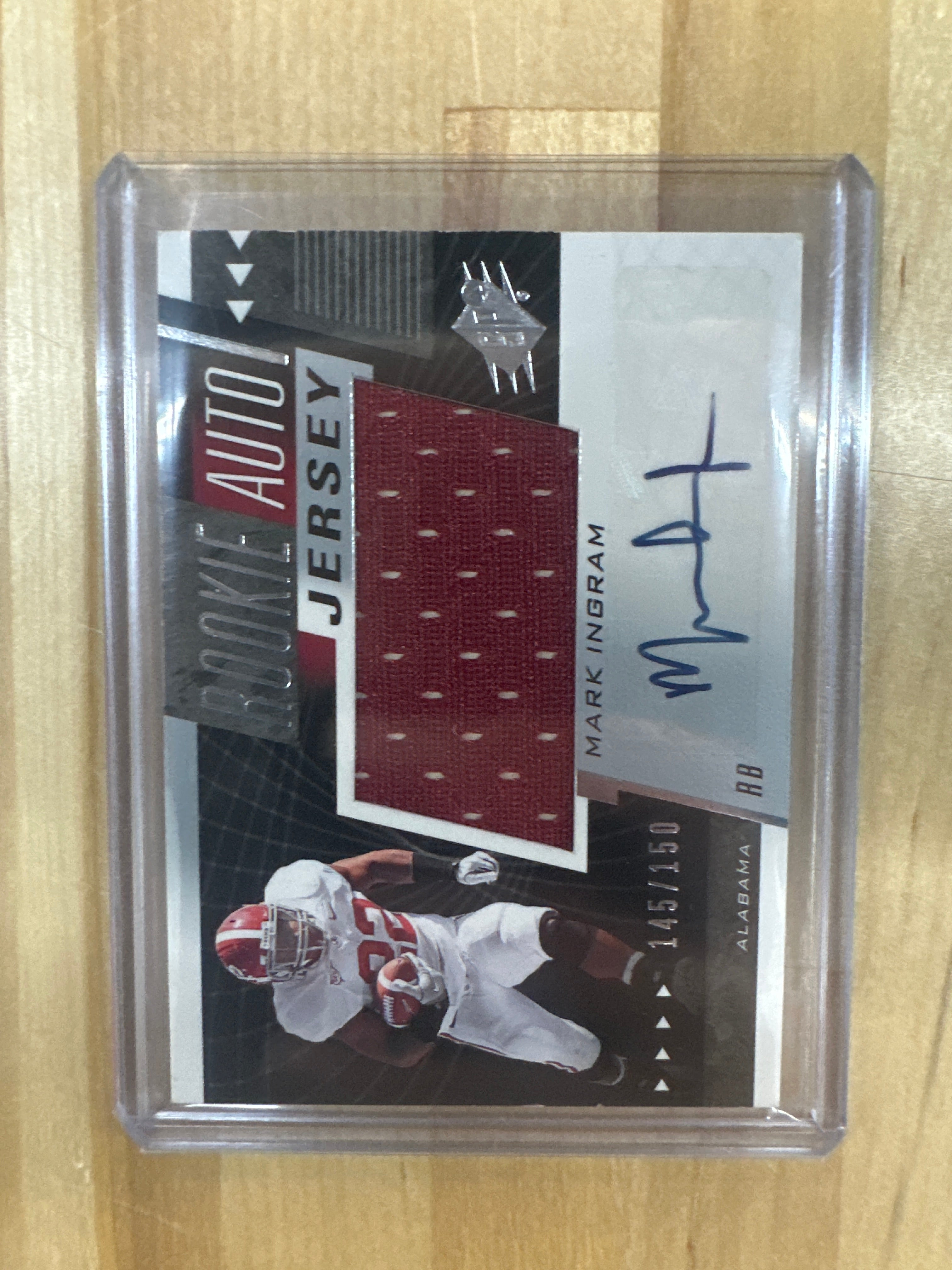 2011 Upper Deck SPx #66 Mark Ingram ROOKIE JERSEY AUTO #/150