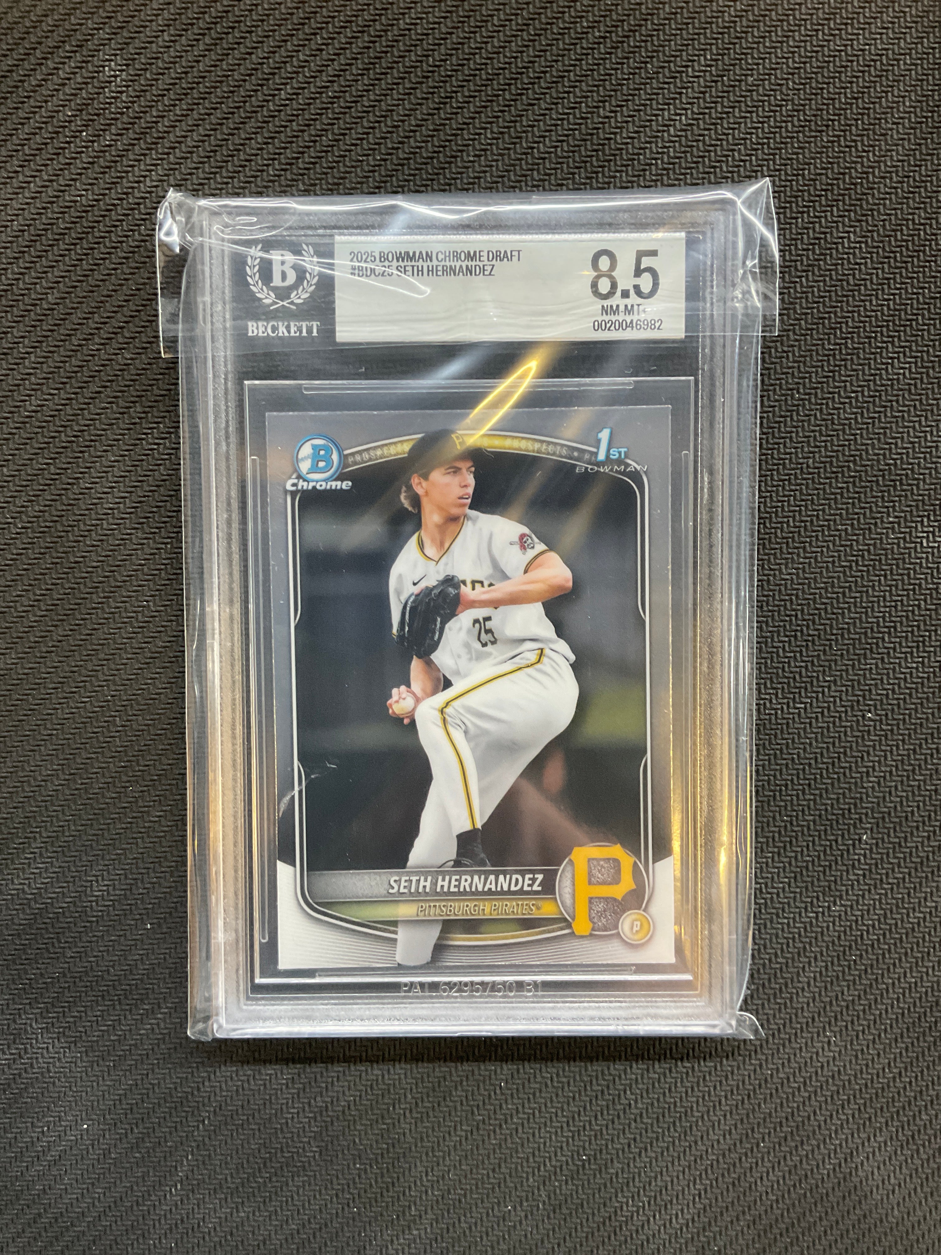 2025 Bowman Draft Seth Hernandez Rookie BGS 8.5 Pirates