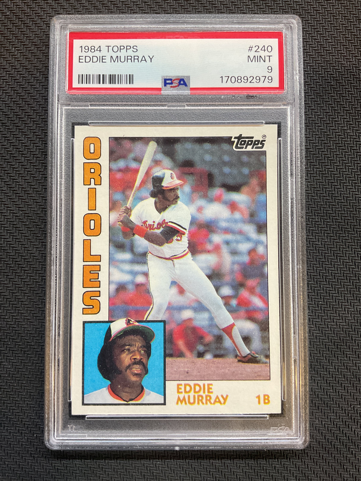 1984 Topps #240 Eddie Murray PSA 9