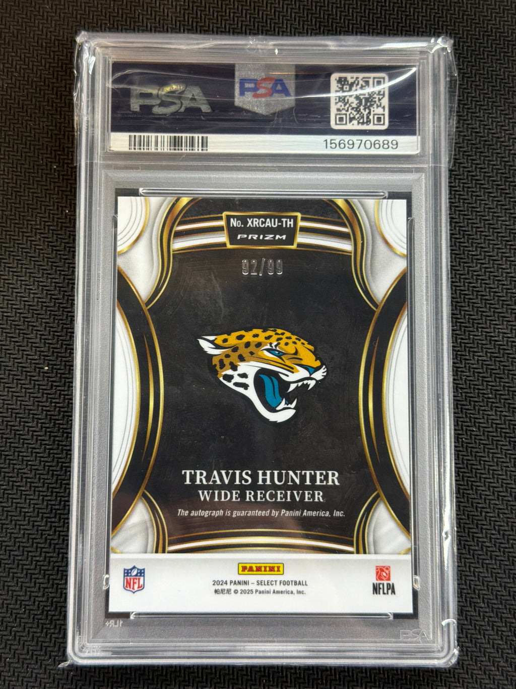 2024 Select Travis Hunter XRC Auto /99 PSA 10 689