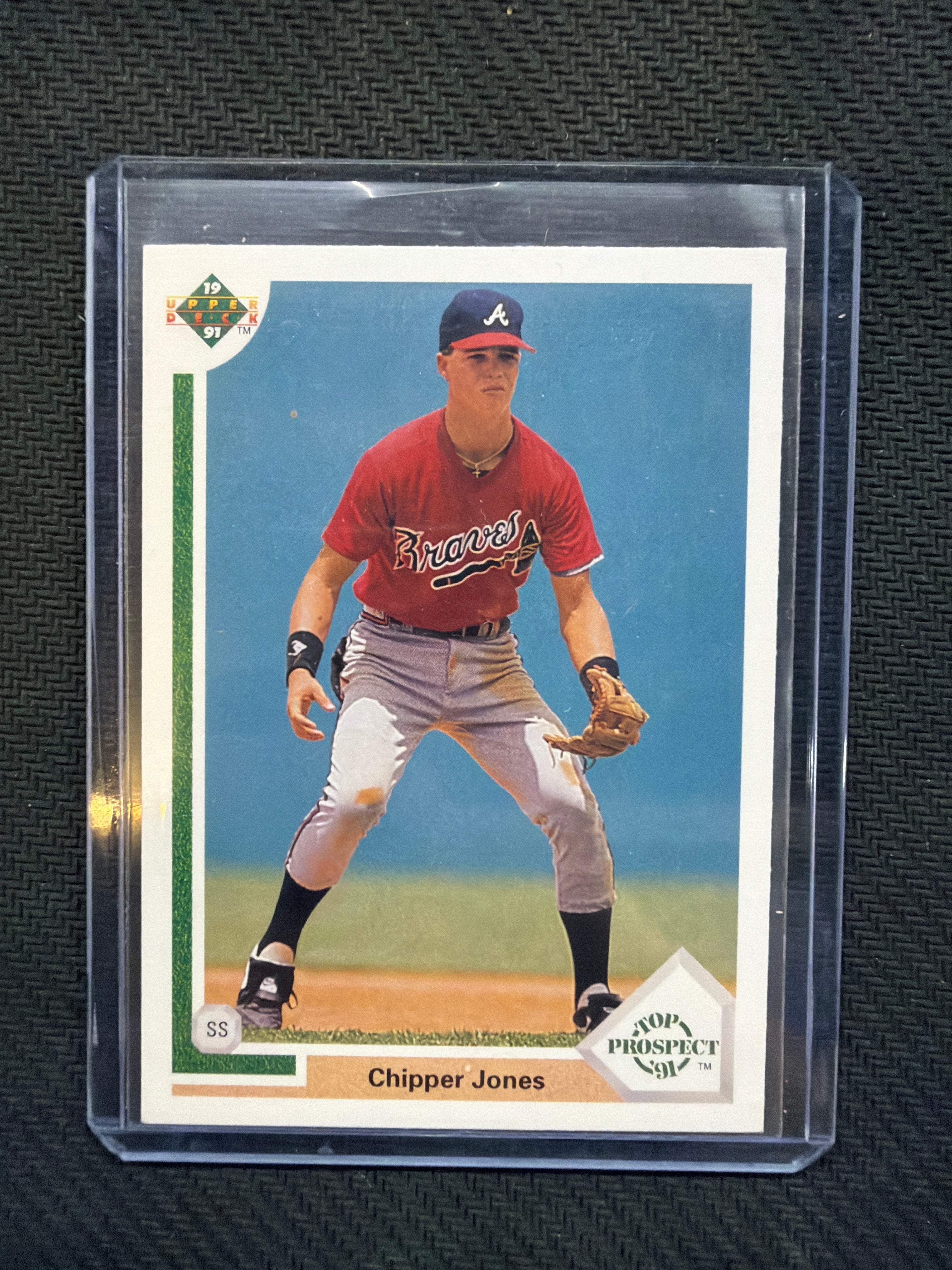 1991 Upper Deck Chipper Jones Rookie 55 Braves