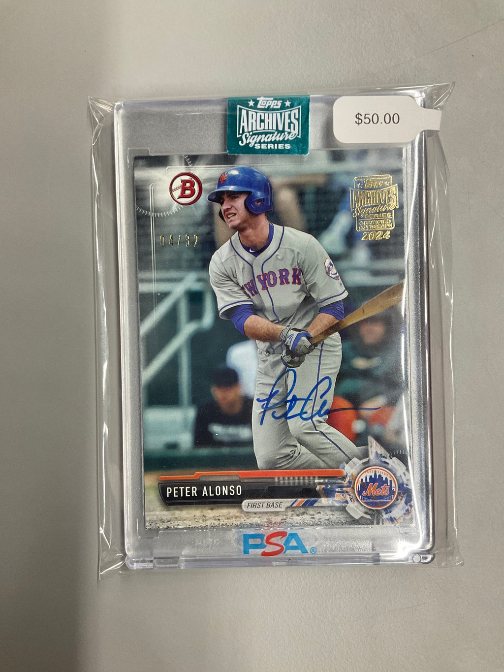 2024 Topps Archives Pete Alonso Rookie Auto /32