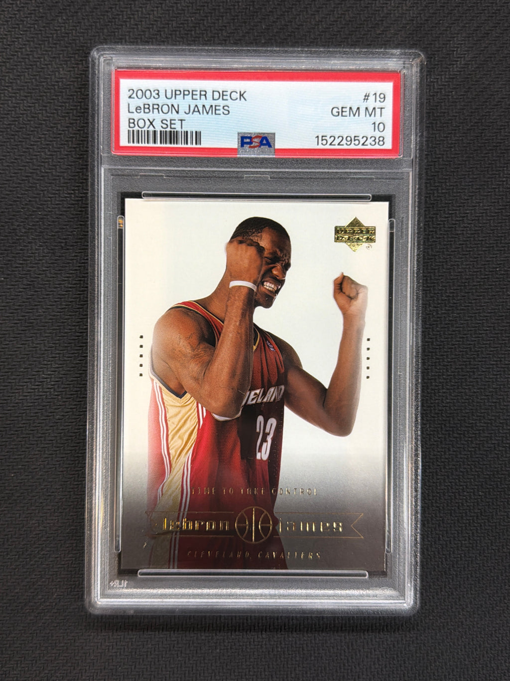 2003 Upper Deck LeBron James Rookie Box Set PSA 10 238