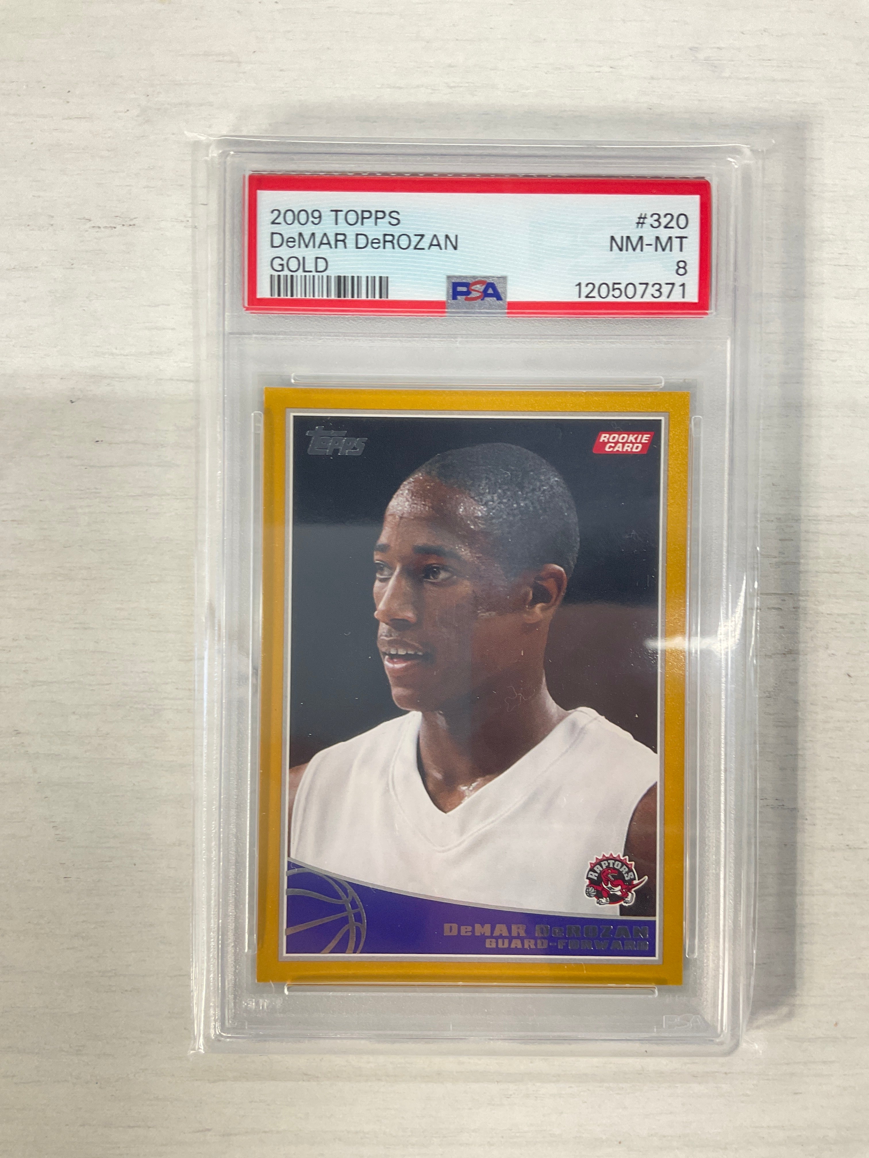 2009 Topps DeMar Derozan Gold /2009 PSA 8