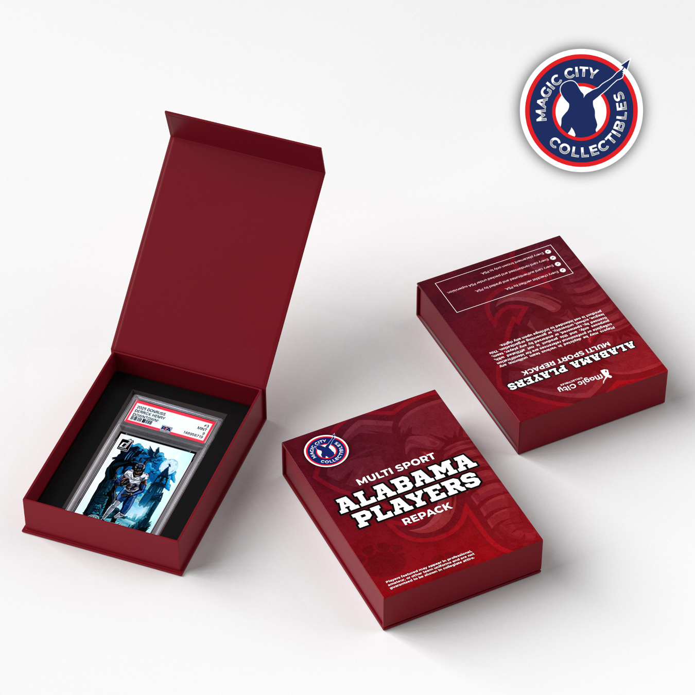 PSA Verified Magic City Collectibles Multi Sport Alabama Repack!