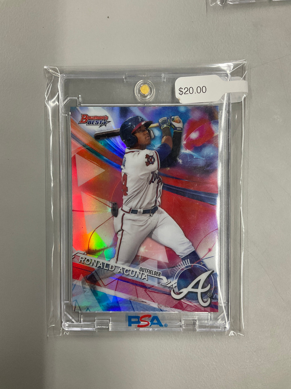 2017 Bowman's Best Ronald Acuna Jr. Rookie Refractor Braves