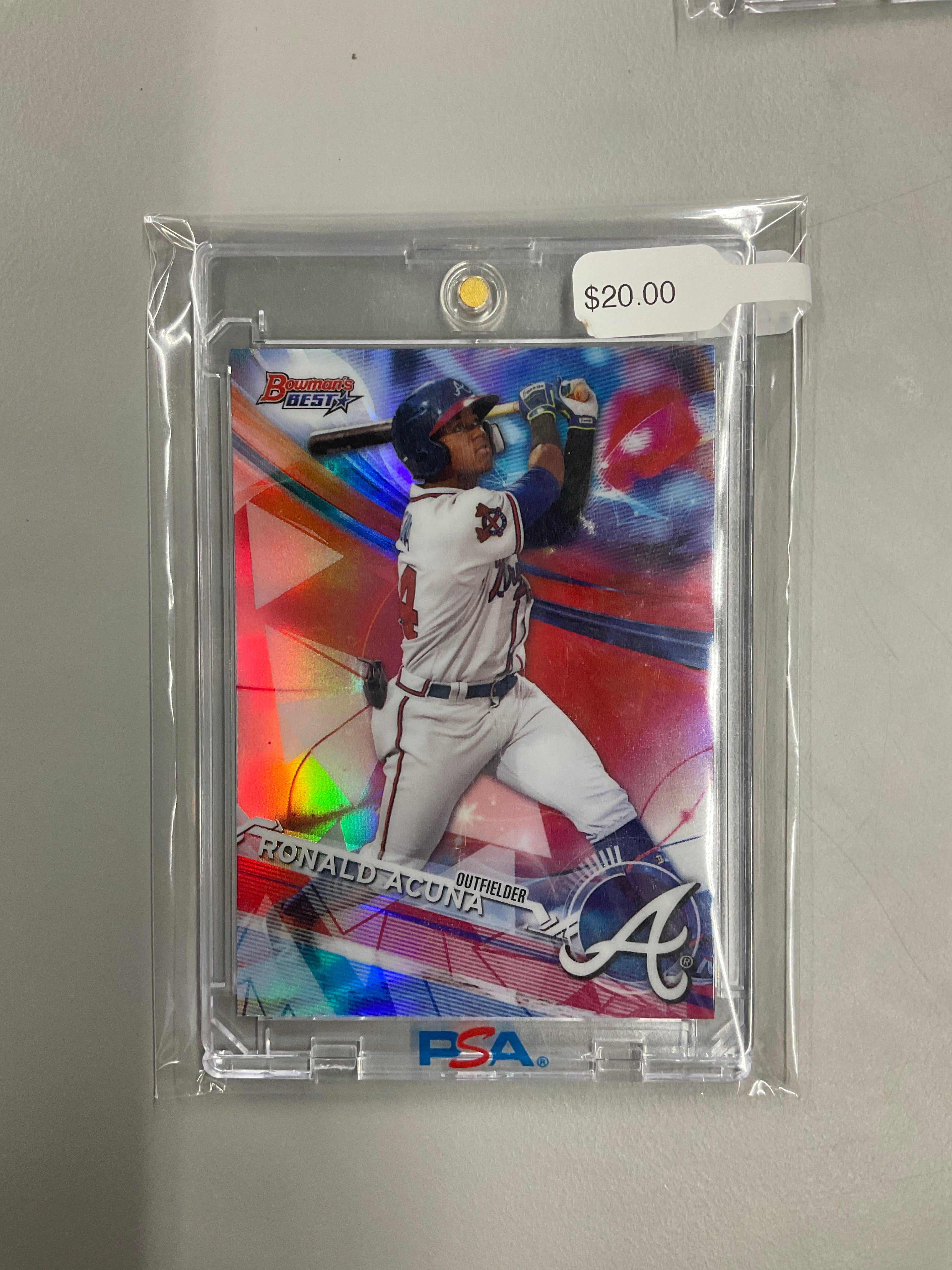 2017 Bowman's Best Ronald Acuna Jr. Rookie Refractor Braves