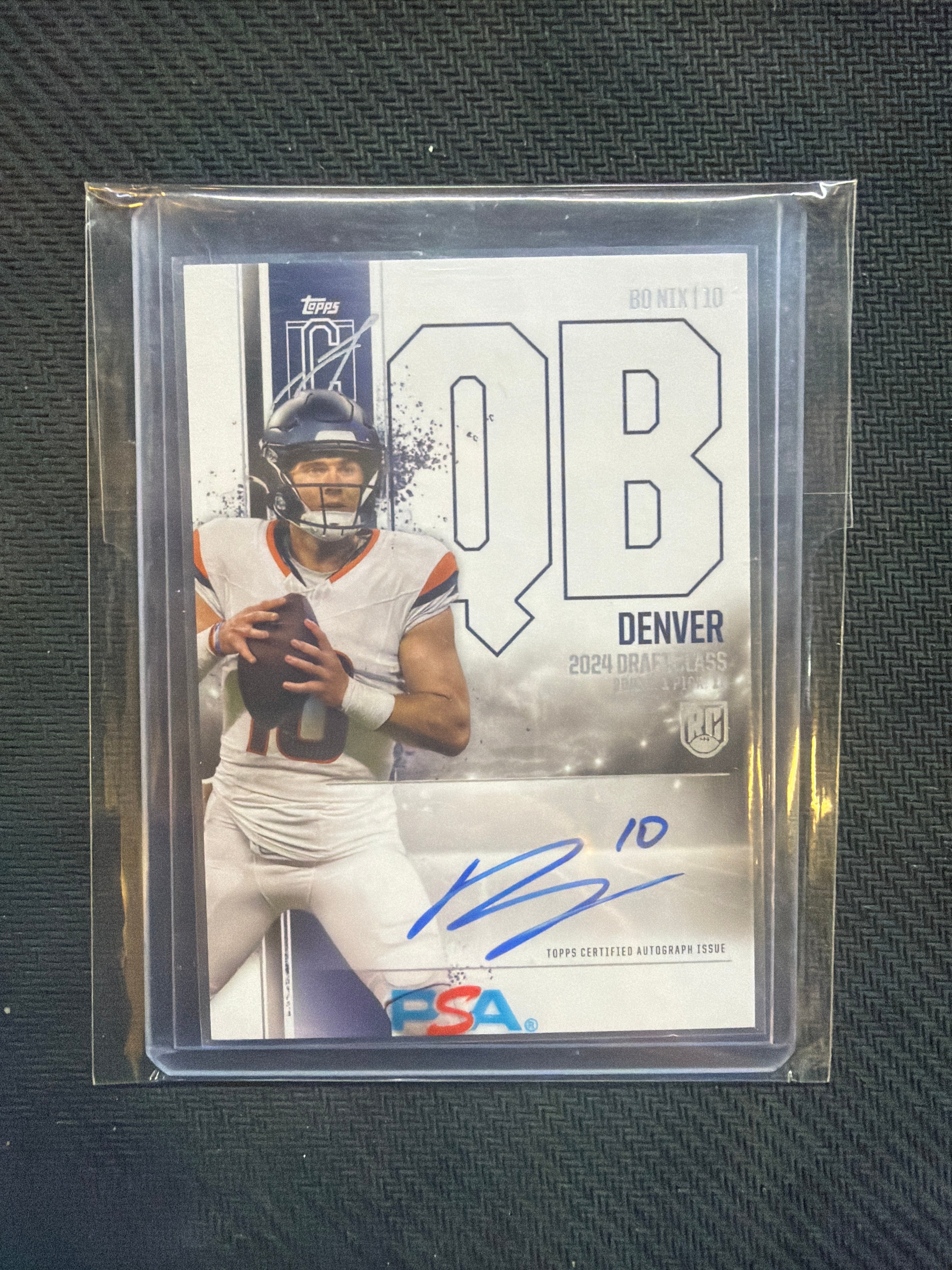 2024 Signature Class Bo Nix Rookie Auto