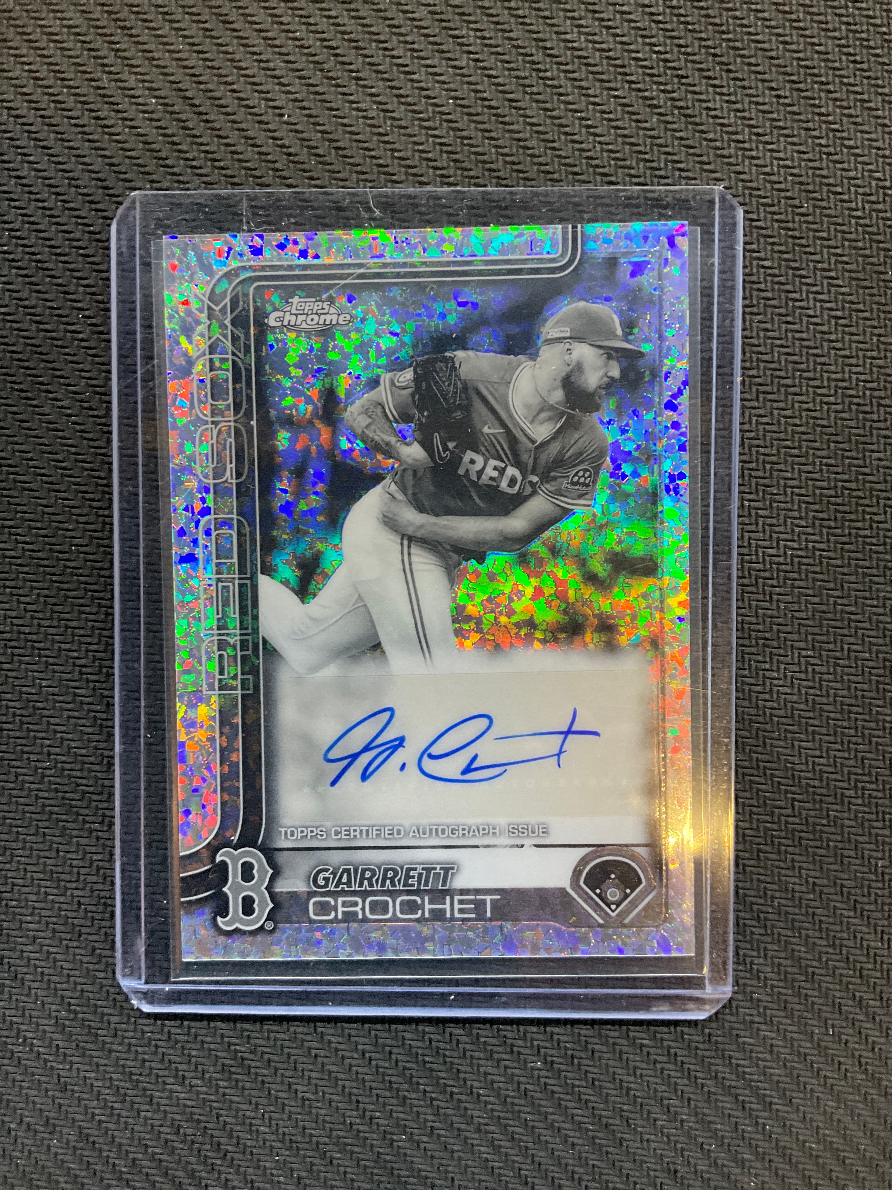 2025 Topps Chrome Garrett Crochet Mini Diamond Auto