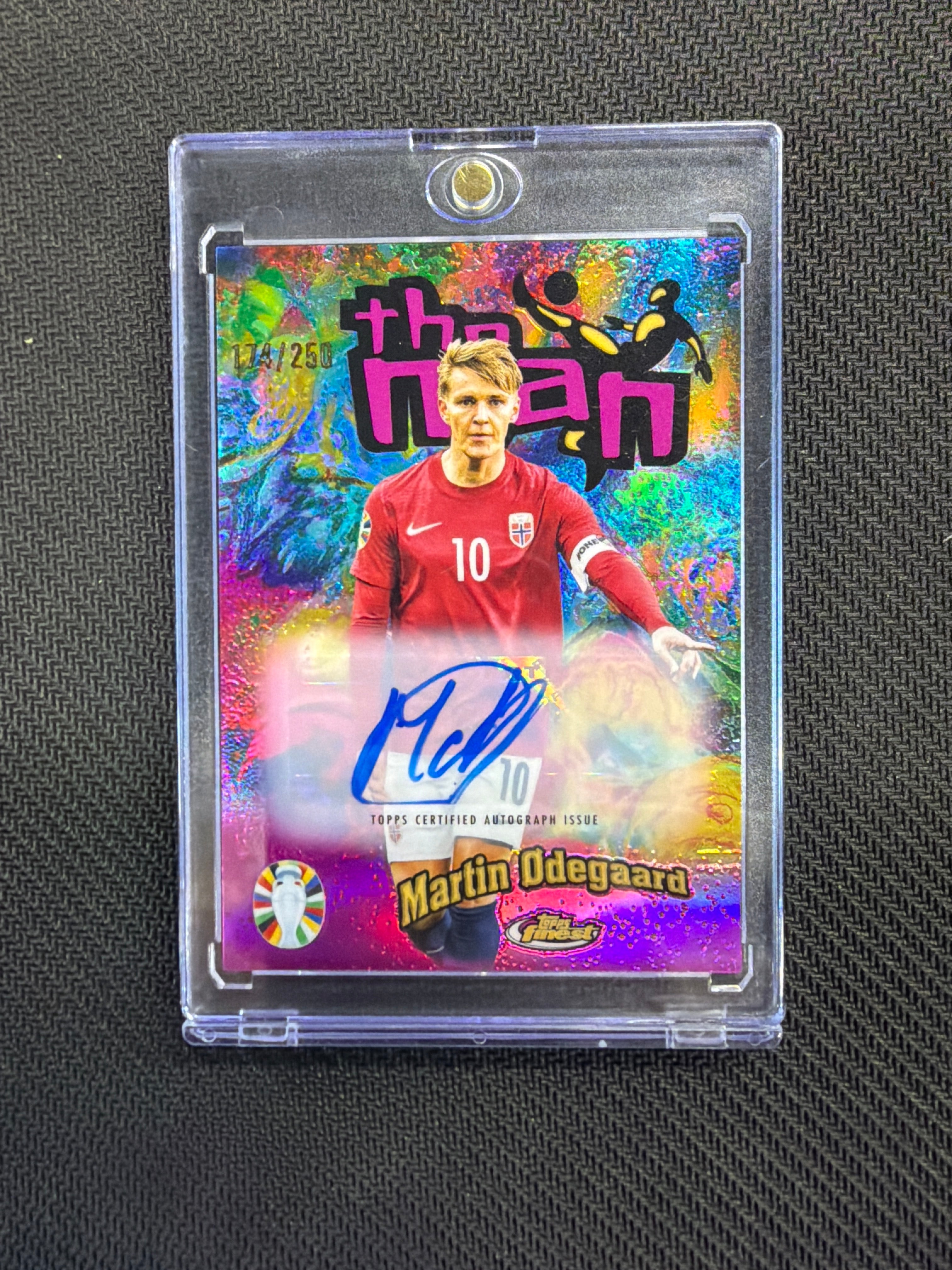 2023 Topps Finest Martin Odengaard The Man Auto /250