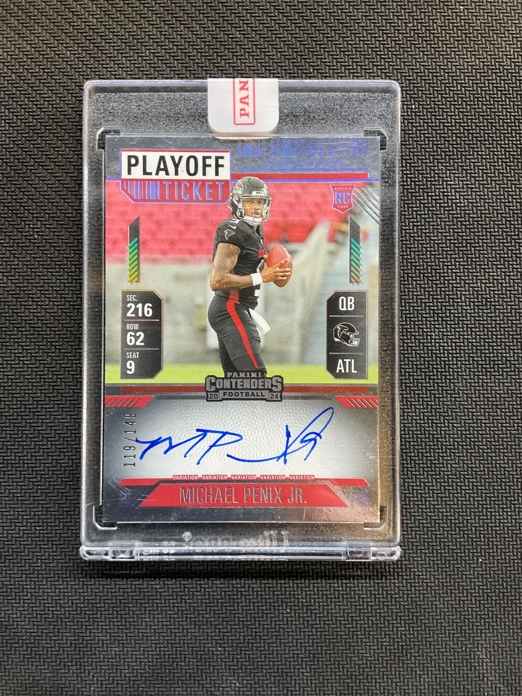 2024 Contenders Michael Penix Jr. Playoff Rookie Auto /149 Falcons