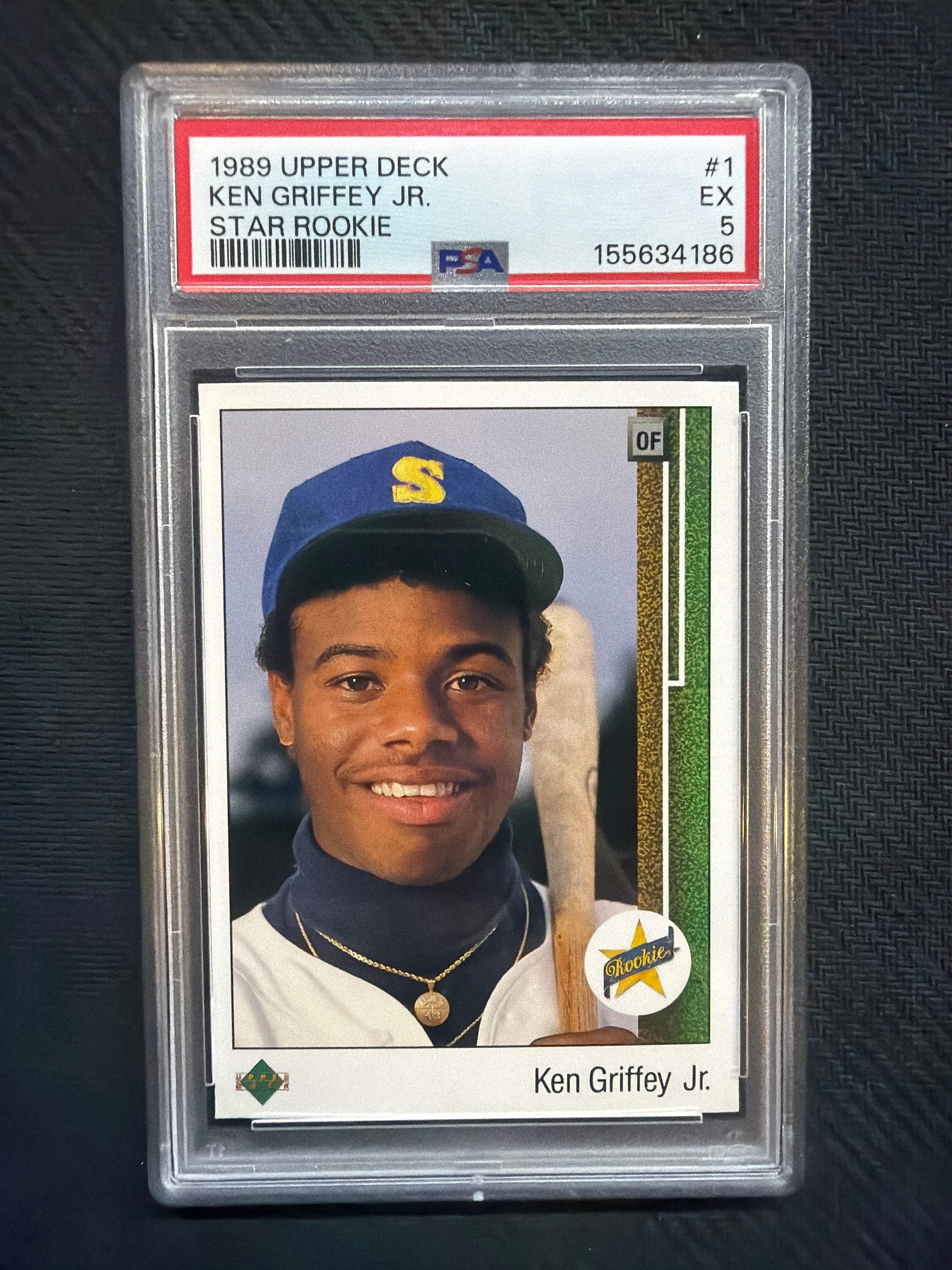 1989 Upper Deck Ken Griffey Jr Star Rookie PSA 5 Mariners