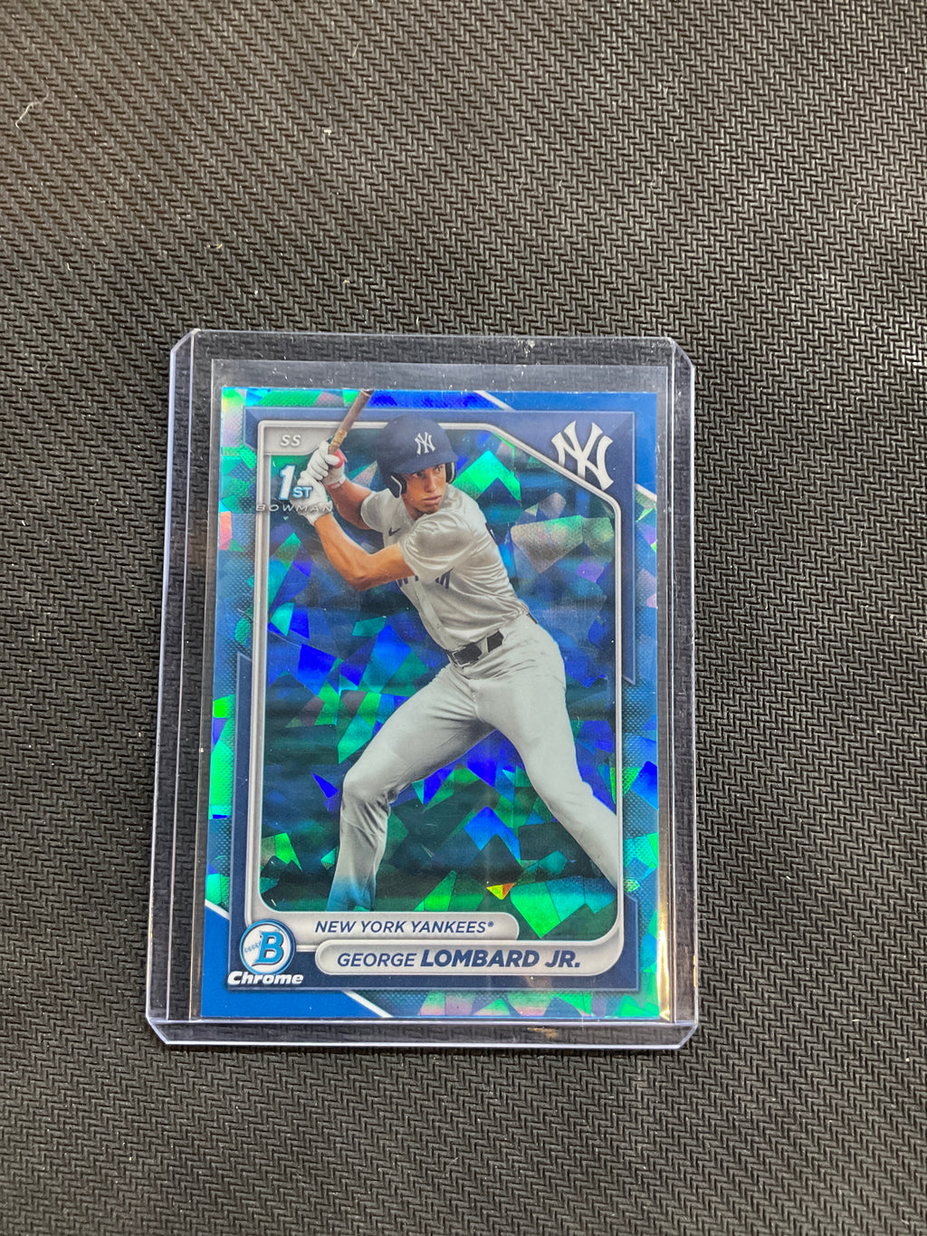 2024 Bowman Sapphire George Lombard Jr. 1st Bowman Yankees