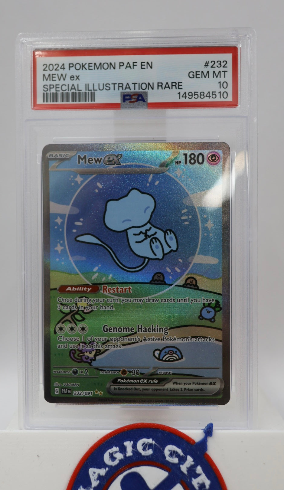 2024 Pokemon Paldean Fates Mew ex 232 PSA 10