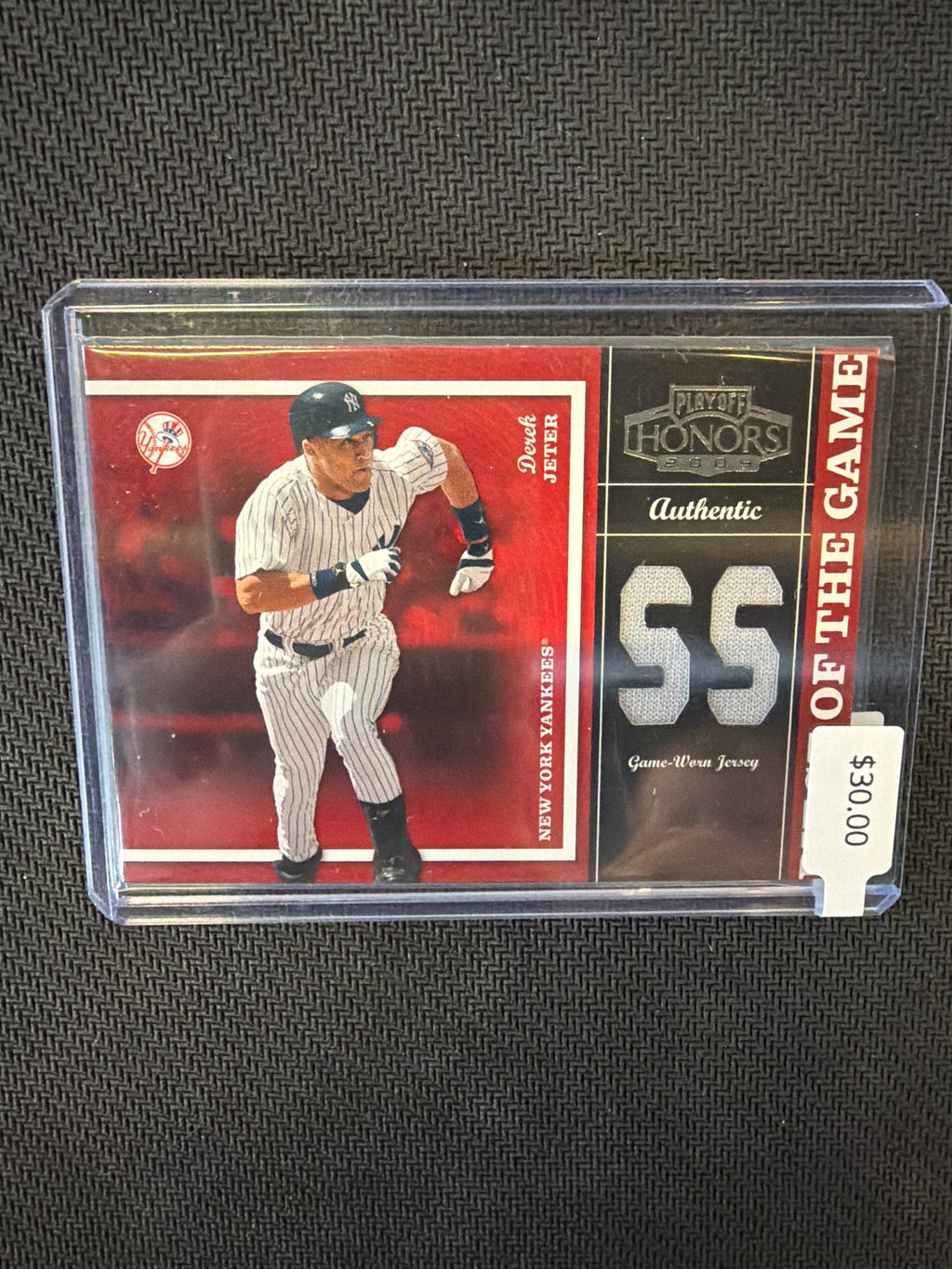 2004 Donruss Playoff Derek Jeter #PG-8 Piece Of The Game /50 GAME WORN