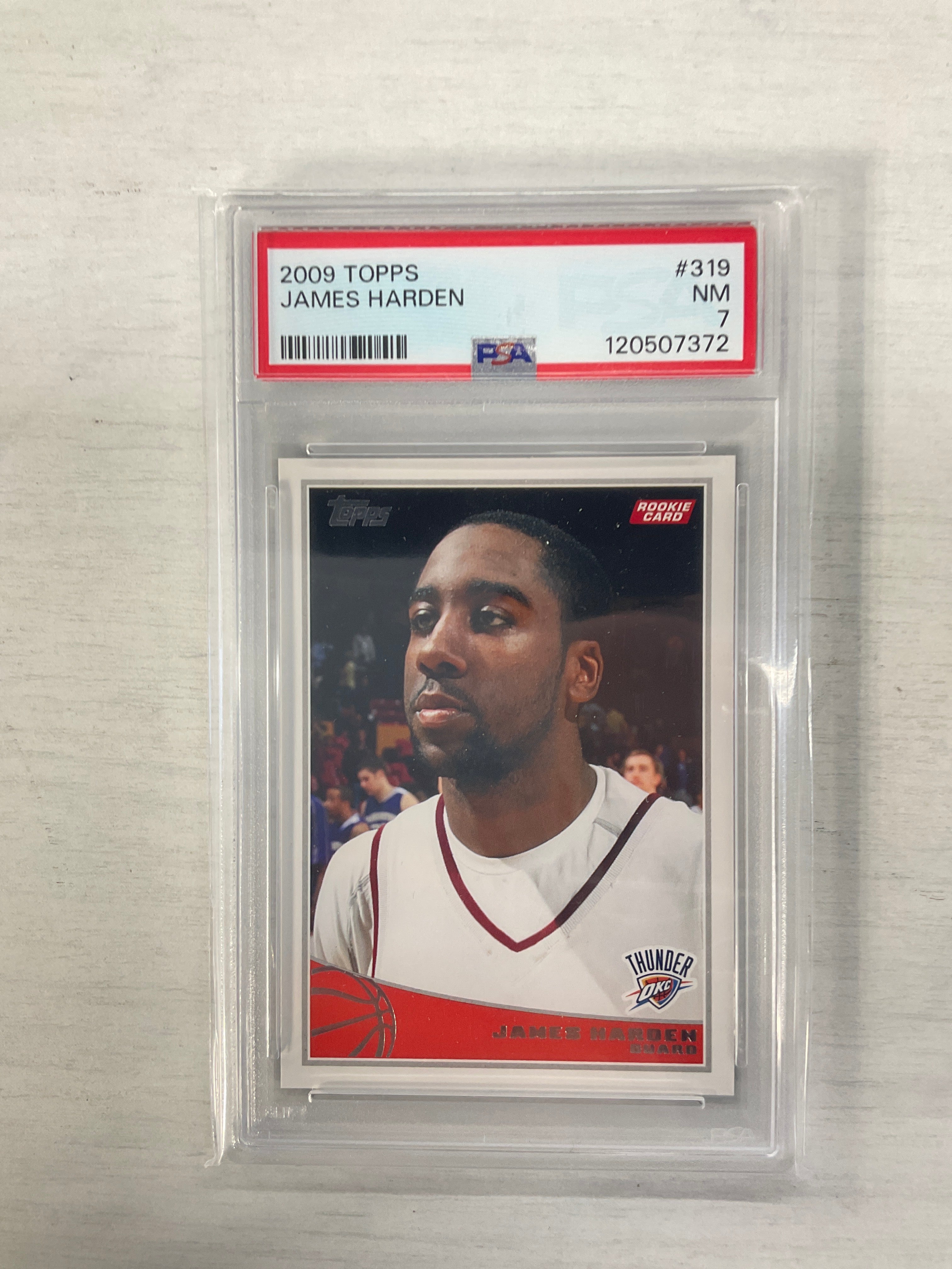2009 Topps James Harden Rookie PSA 7