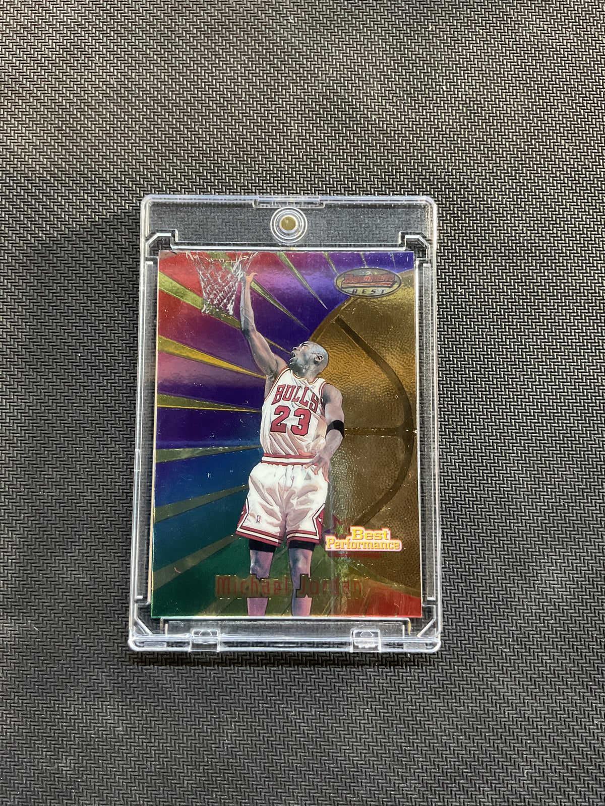 1998 Bowman's Best Michael Jordan Best Performance Bulls