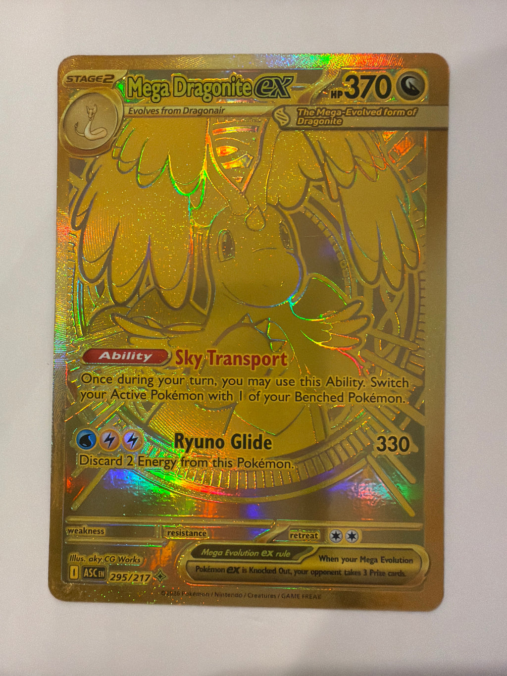 2026 Mega Dragonite EX Gold 295
