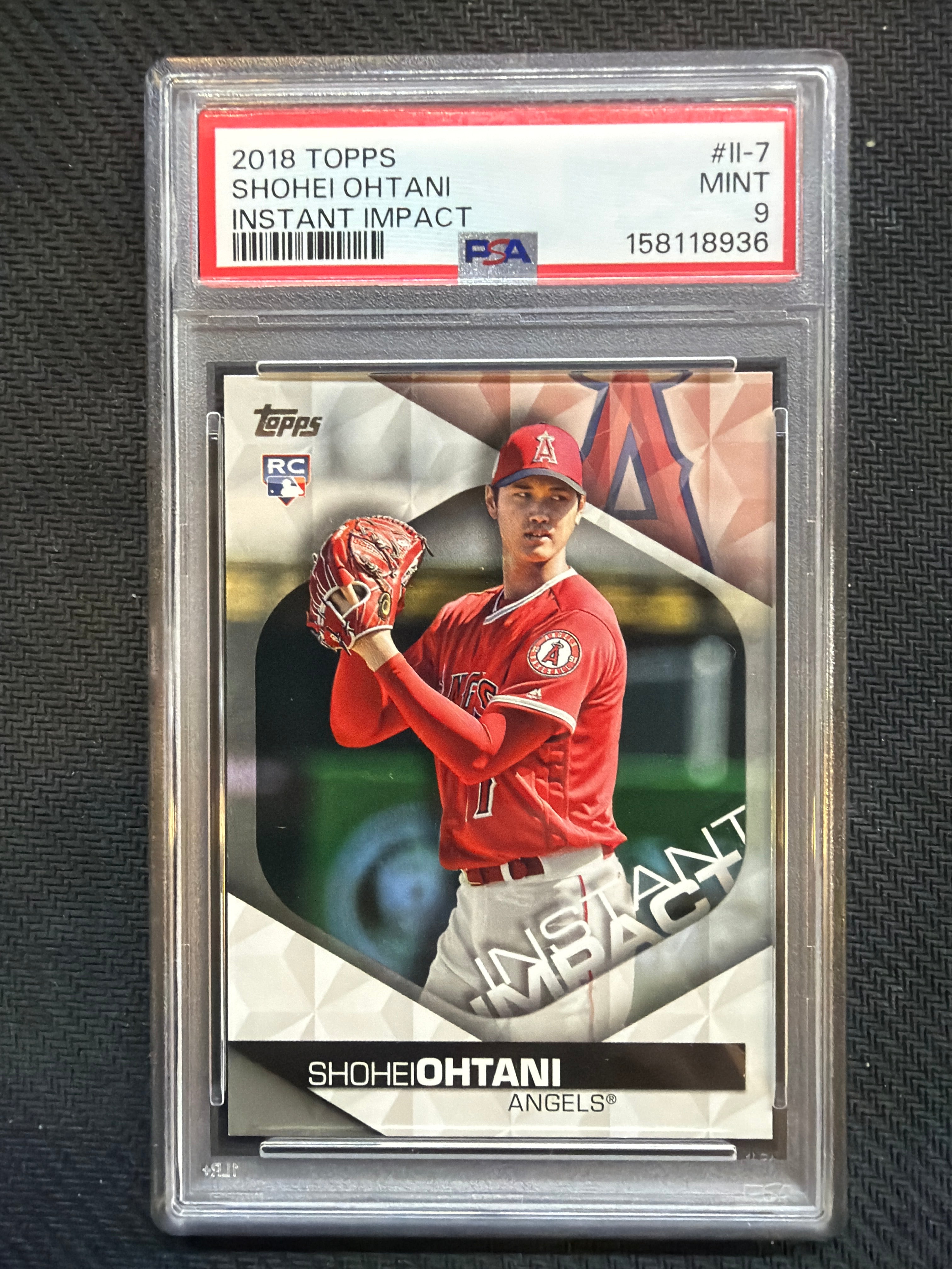 2018 Topps Shohei Ohtani Instant Impact Rookie PSA 9 936