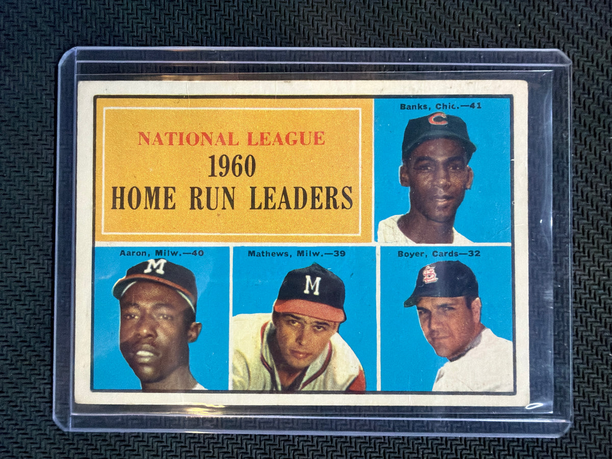 1961 Topps NL Home Run Leaders #43