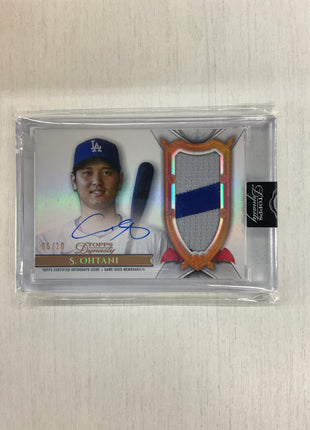 2024 Topps Dynasty Shohei Ohtani Patch Auto /10 Game Used