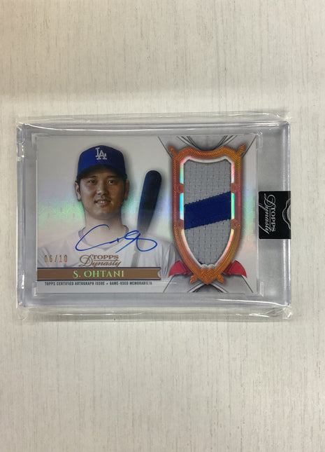 2024 Topps Dynasty Shohei Ohtani Patch Auto /10 Game Used
