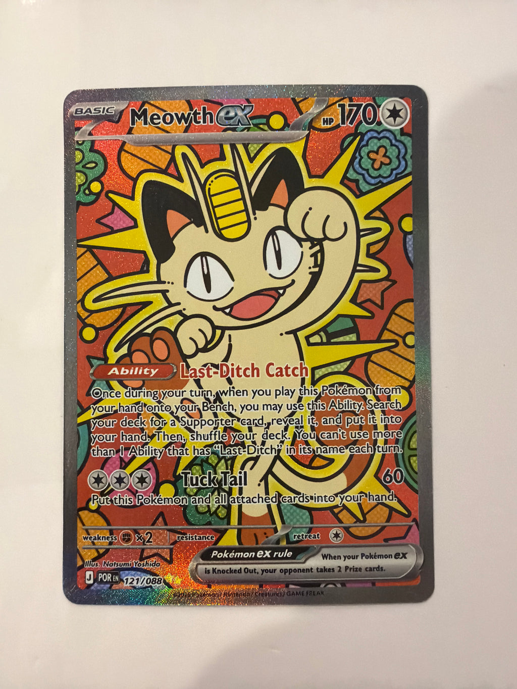 2026 Meowth EX 121