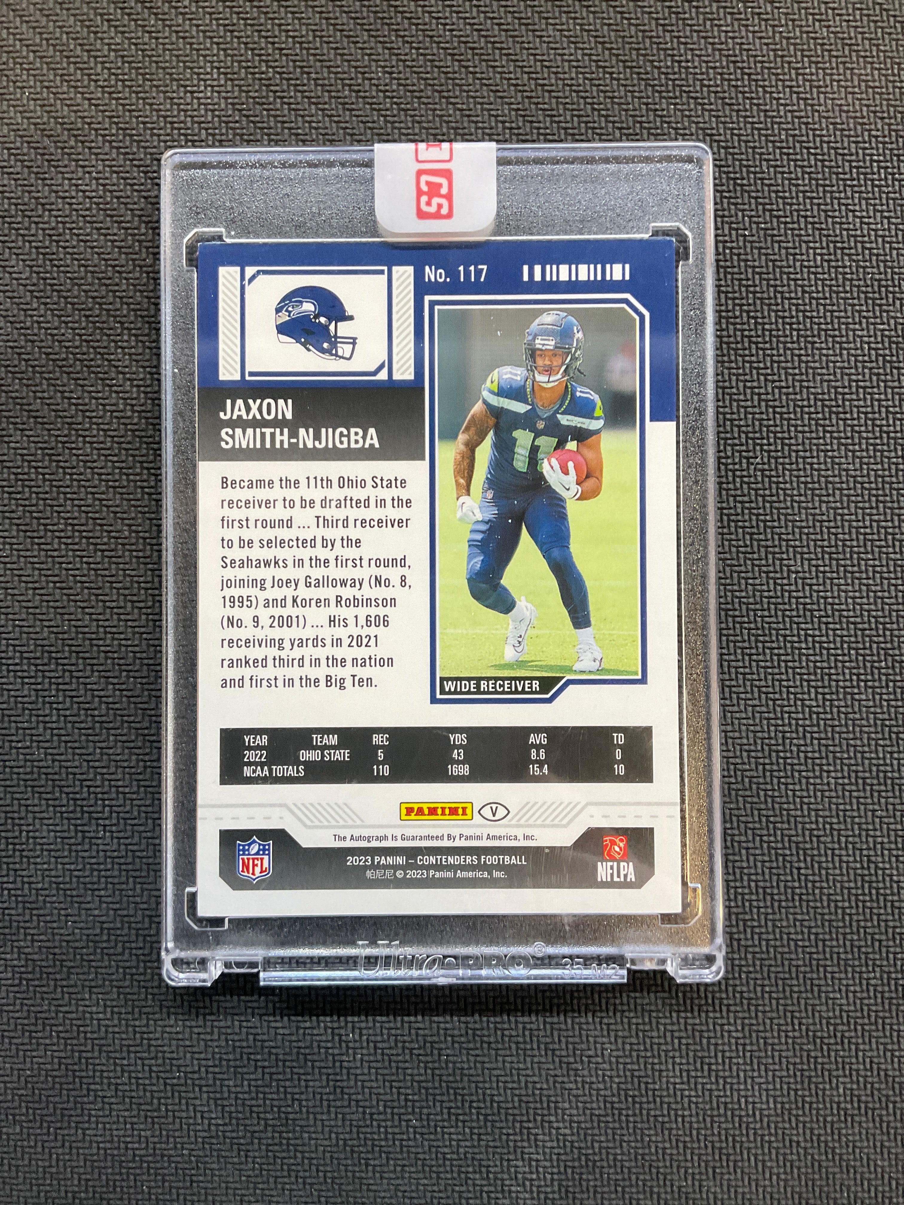 2023 Contenders Jaxon Smith-Njigba Rookie Auto /99 Seahawks