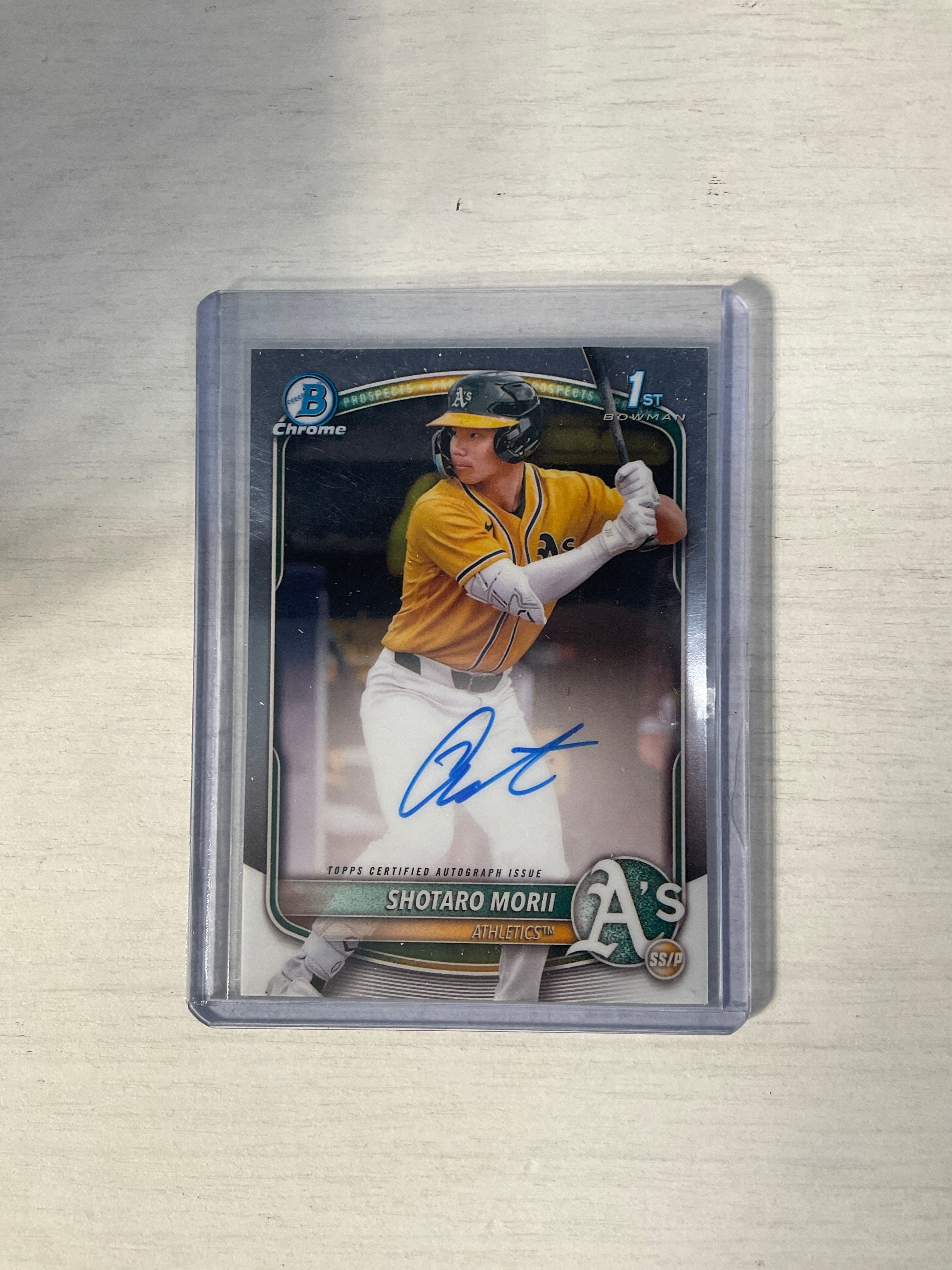 2025 Bowman Chrome Shotaro Morri Auto A's