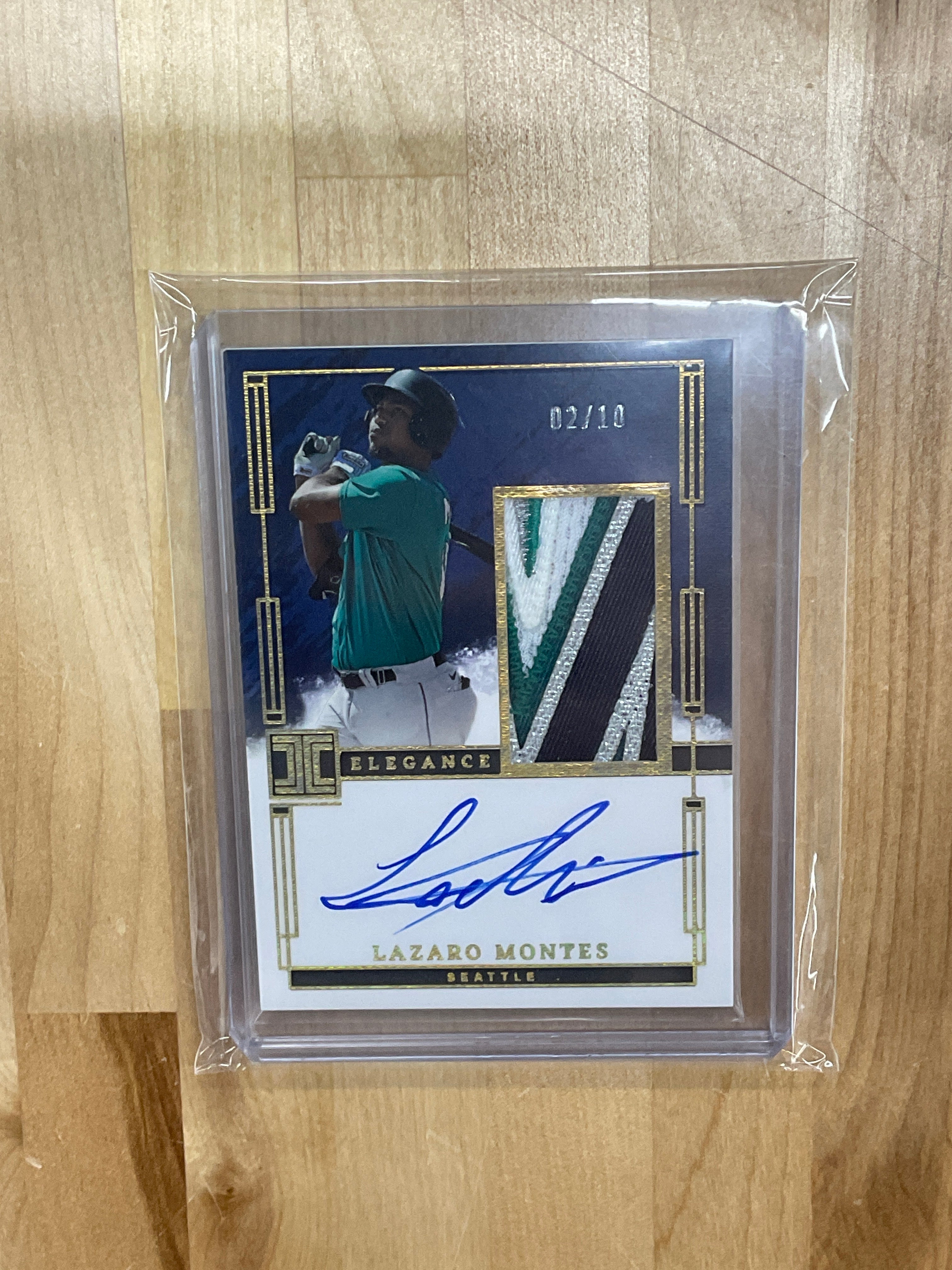 2024 Impeccable Lazaro Montes Patch Auto /10 Mariners