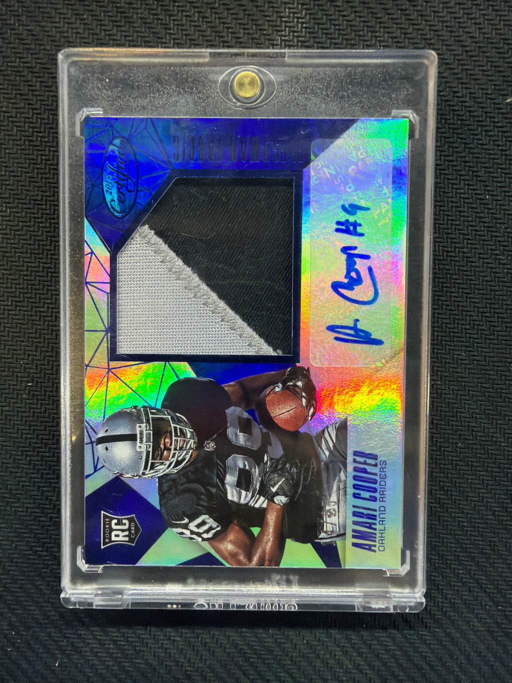 2015 Panini Certified Amari Cooper Rookie Patch Auto /25 Raiders