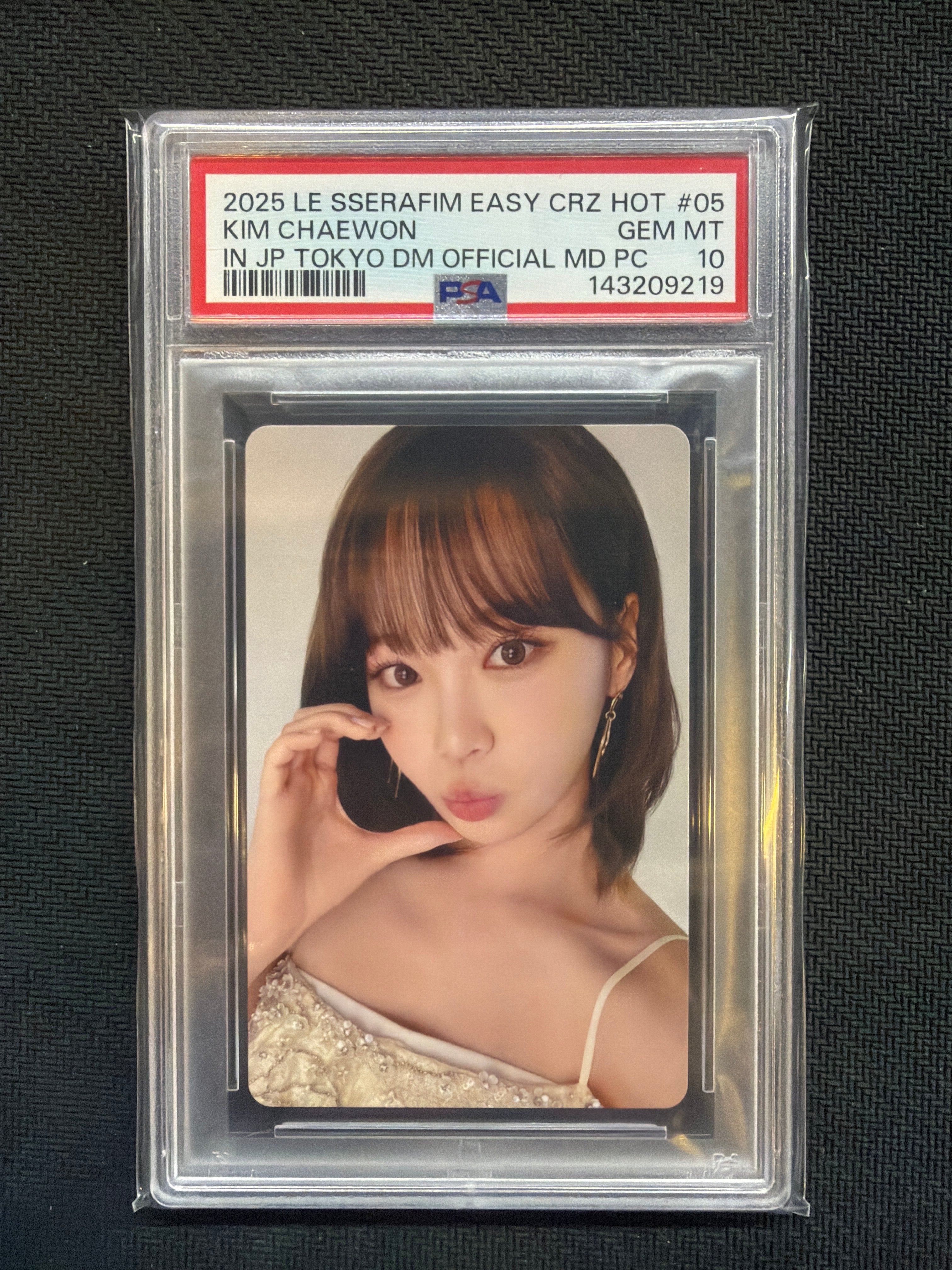 2025 Le Sserafim Easy Crazy Hot Kim Chaewon In Japan Tokyo DM Official MD PC PSA 10