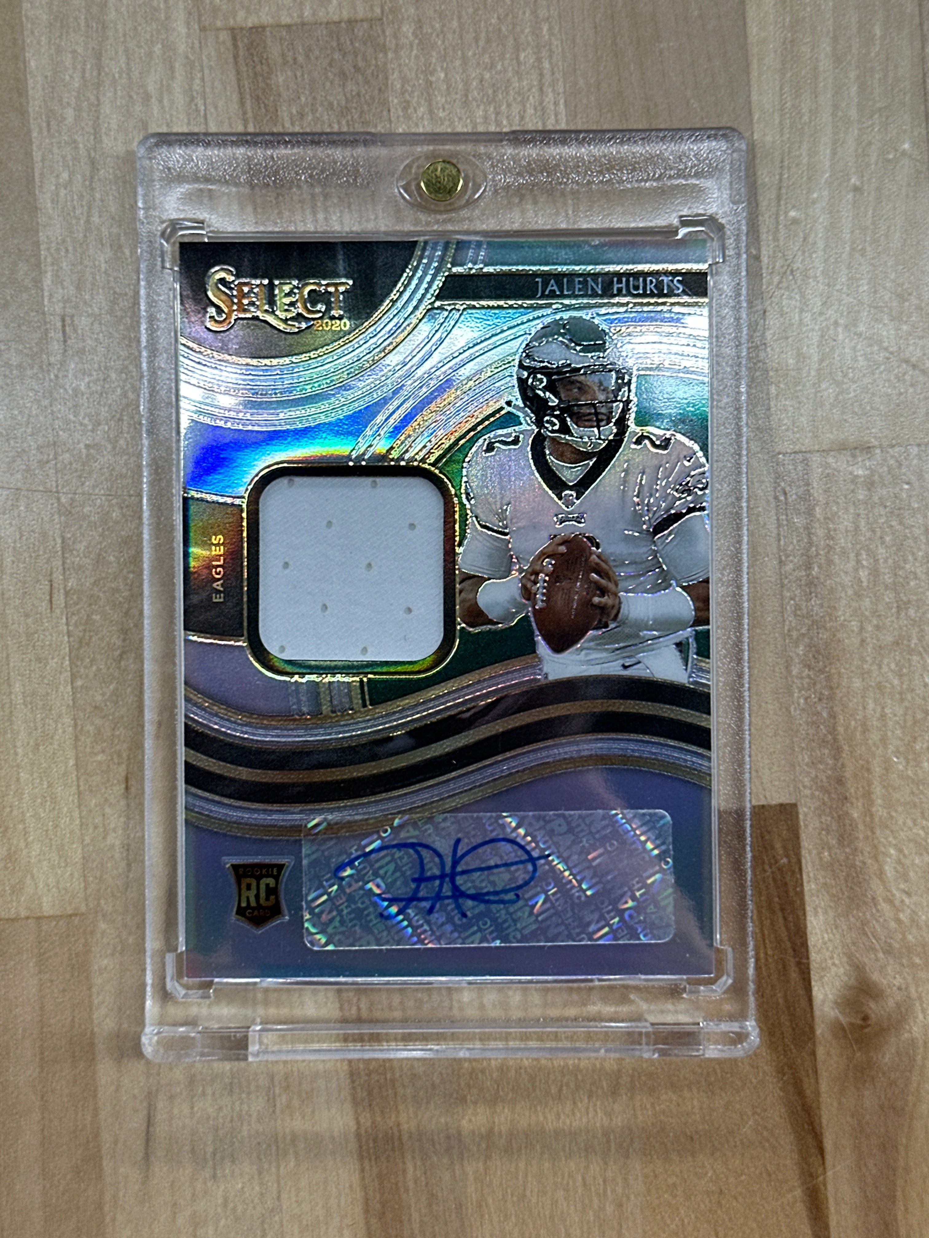 2020 Select Jalen Hurts Patch Auto /199 Eagals