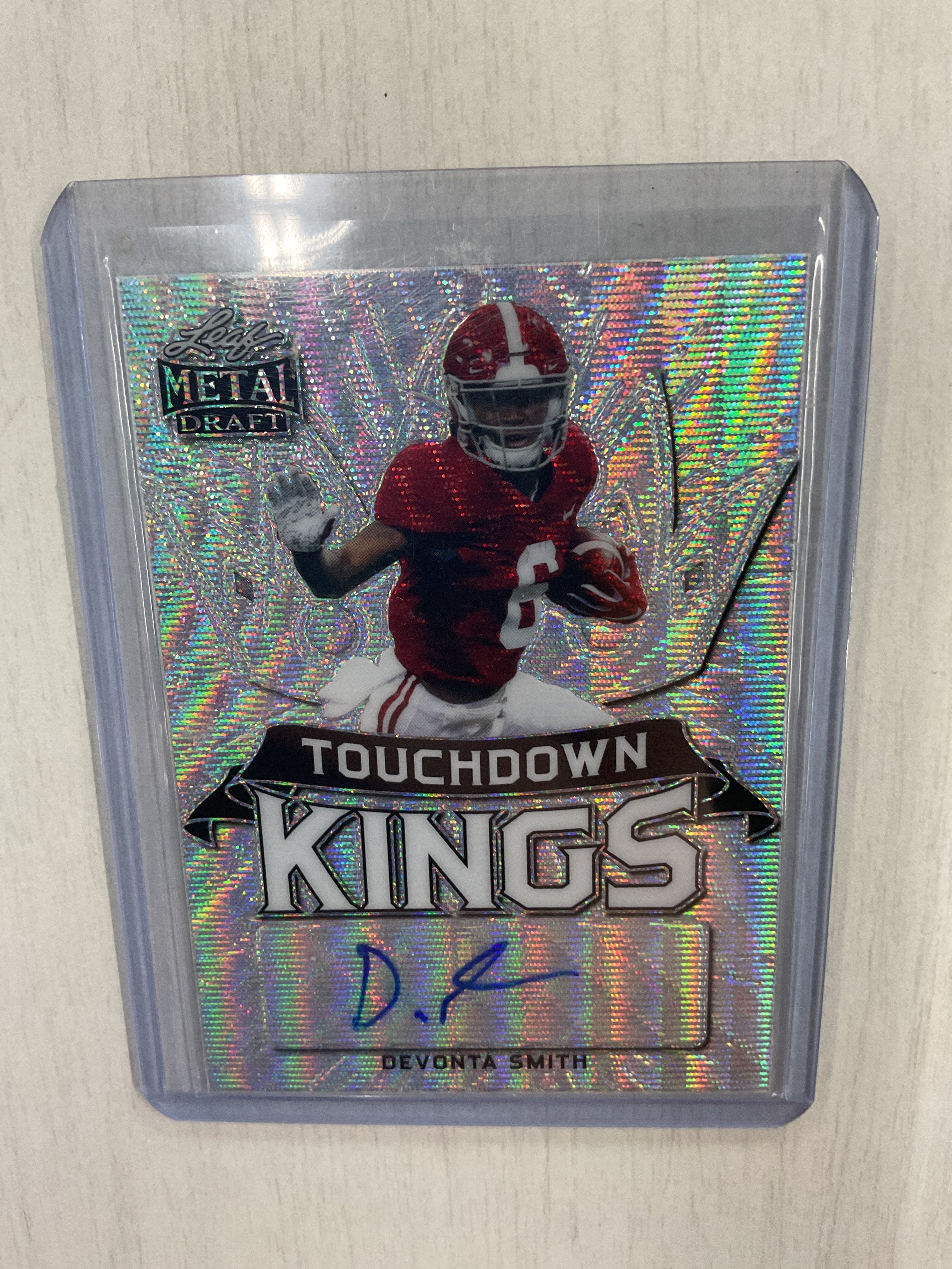 2021 Leaf Metal DeVonta Smith Auto /75 Alabama