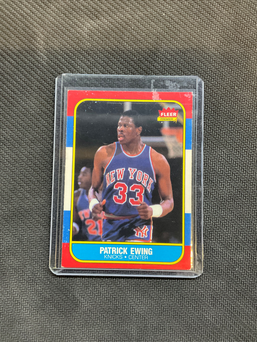 1986 Fleer Patrick Ewing Rookie #132 Knicks