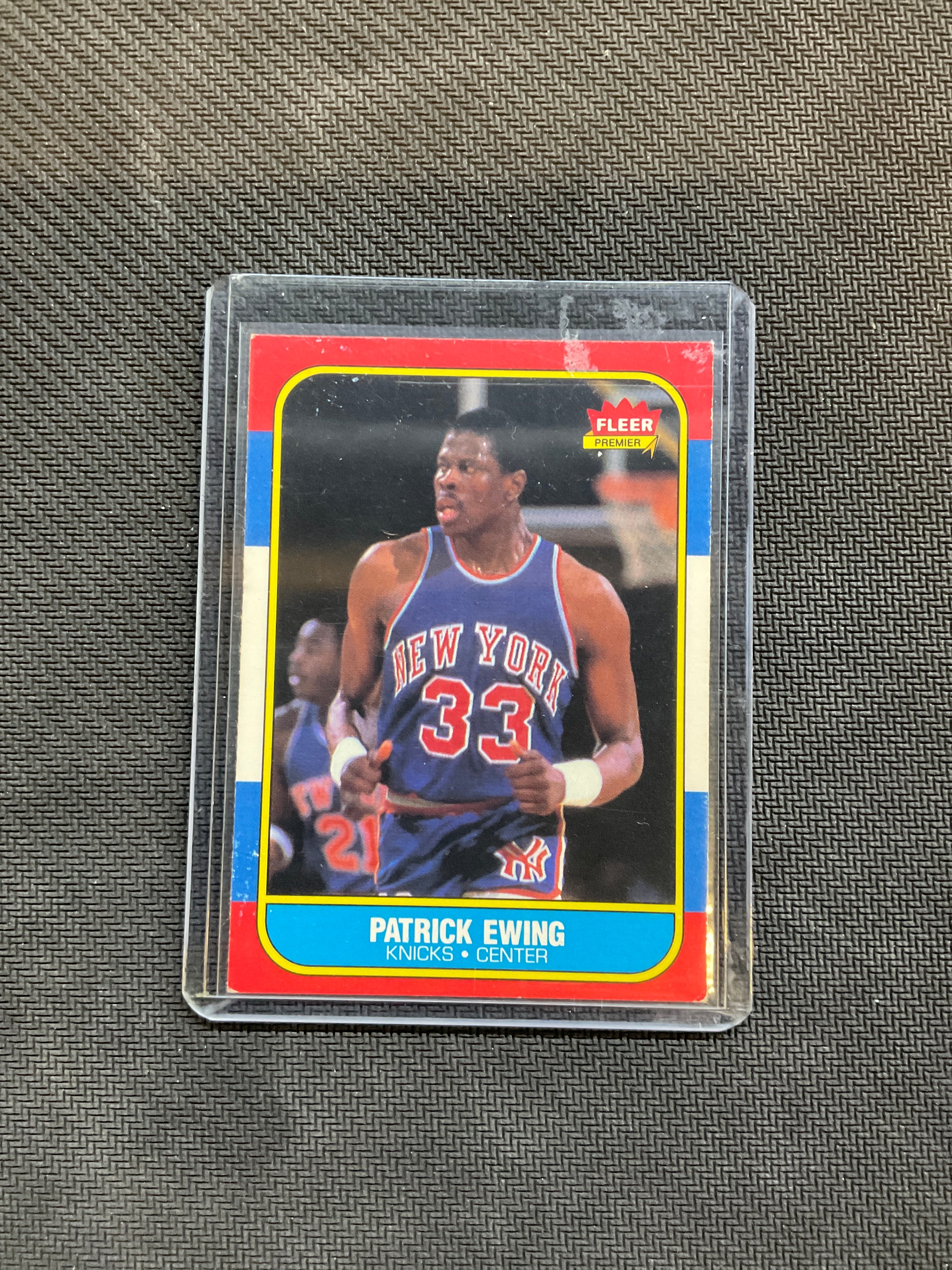 1986 Fleer Patrick Ewing Rookie #132 Knicks