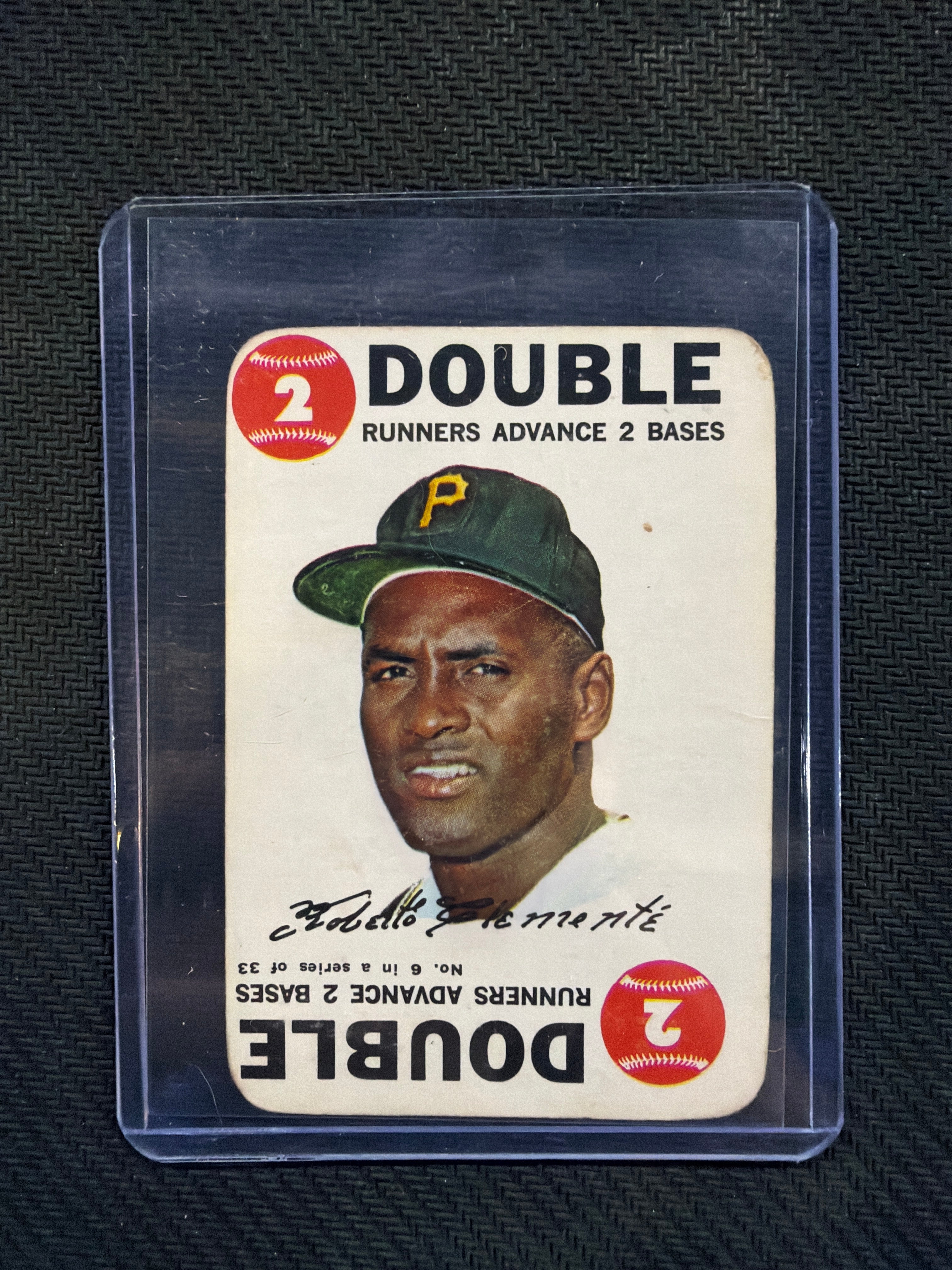 1968 Topps Play Ball Roberto Clemente Double Pirates