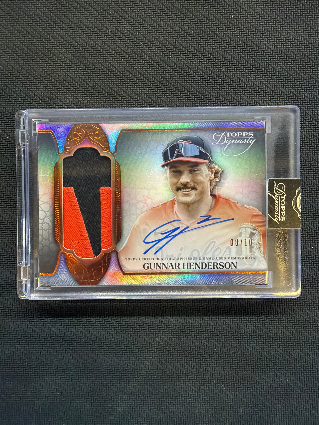 2025 Topps Dynasty Gunnar Henderson Patch Auto /10 Orioles