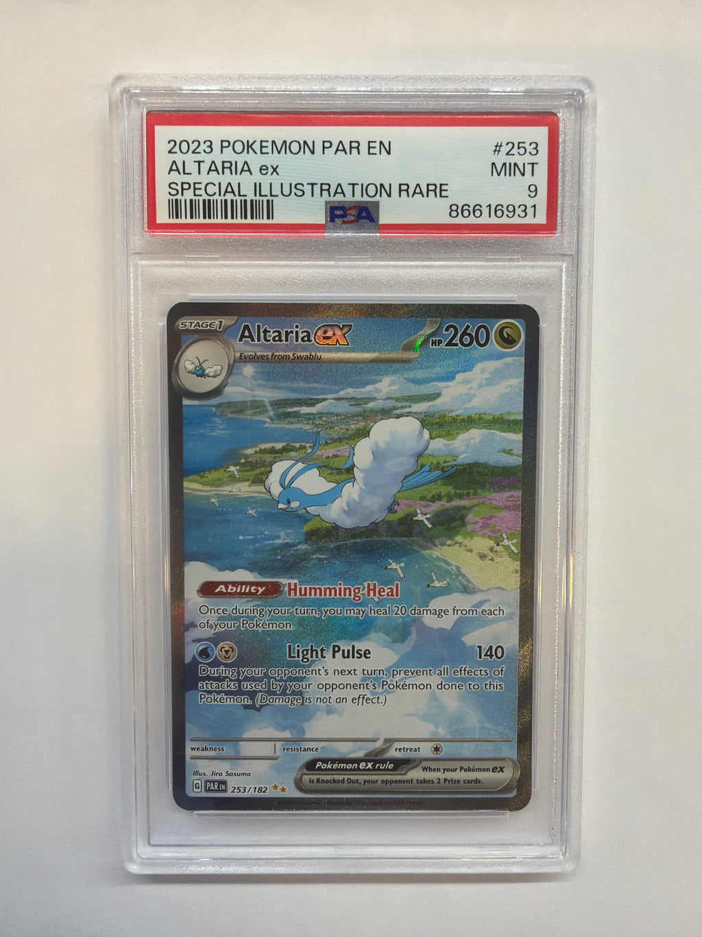 2023 Pokemon Paradox Rift Altaria ex 253 PSA 9