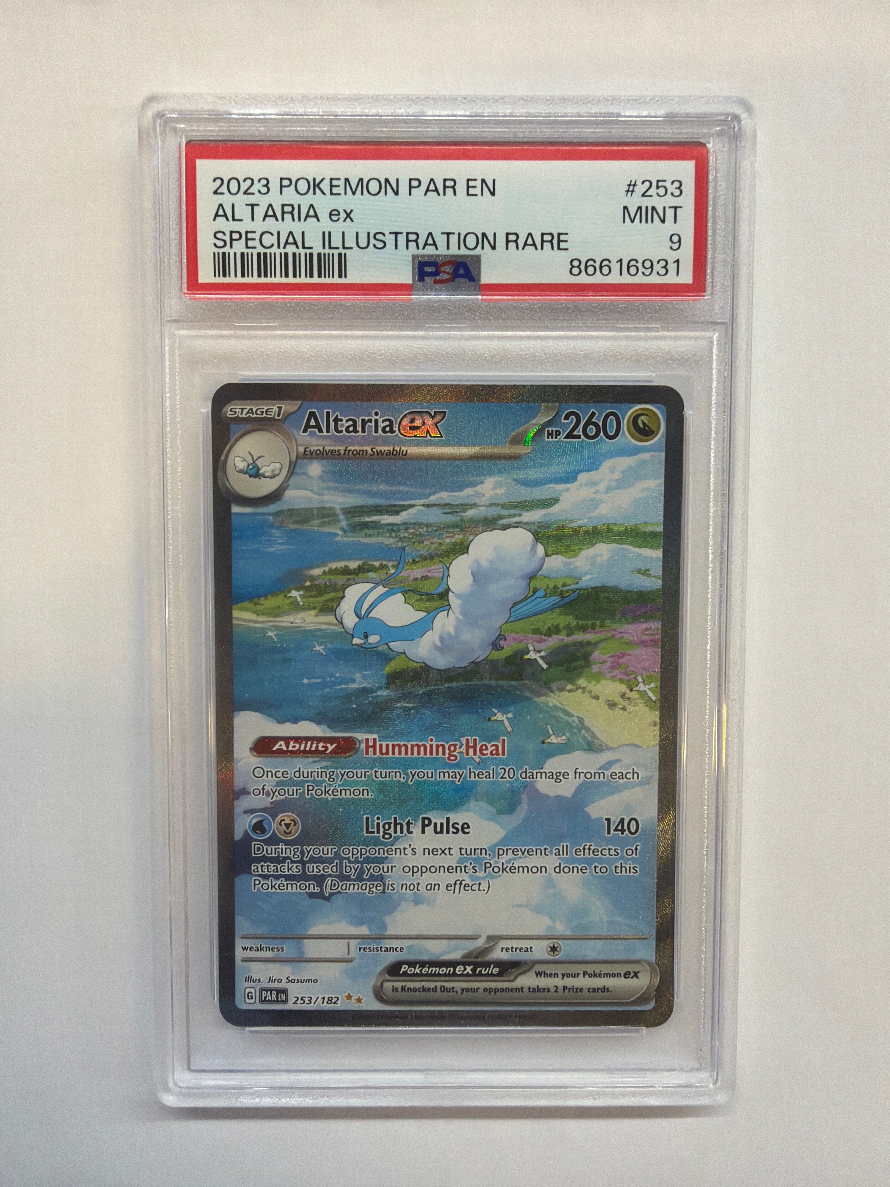 2023 Pokemon Paradox Rift Altaria ex 253 PSA 9