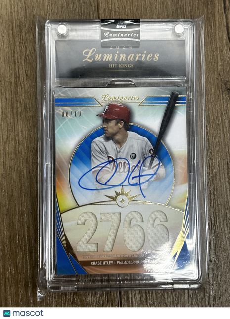 2024 Topps Luminaries Chase Utley 2766 Auto /10