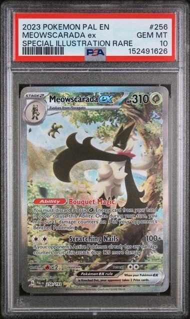 2023 Pokemon Paldea Evolved Meowscarada ex 256 PSA 10