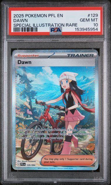 2025 Pokemon Phantasmal Flames Dawn 129 PSA 10