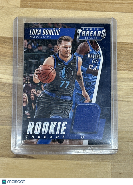2018 Threads Luka Doncic Rookie Patch Game Worn