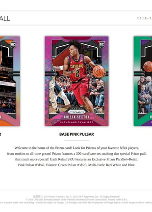 2019-20 Panini Prizm Basketball Blaster Box