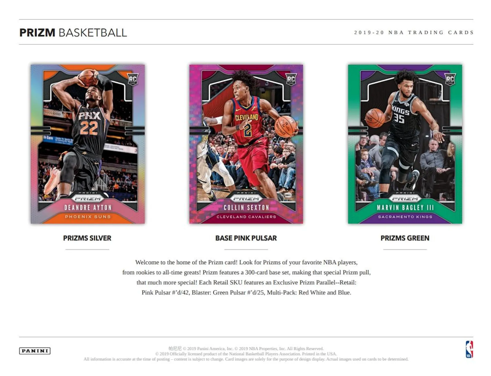 2019-20 Panini Prizm Basketball Blaster Box