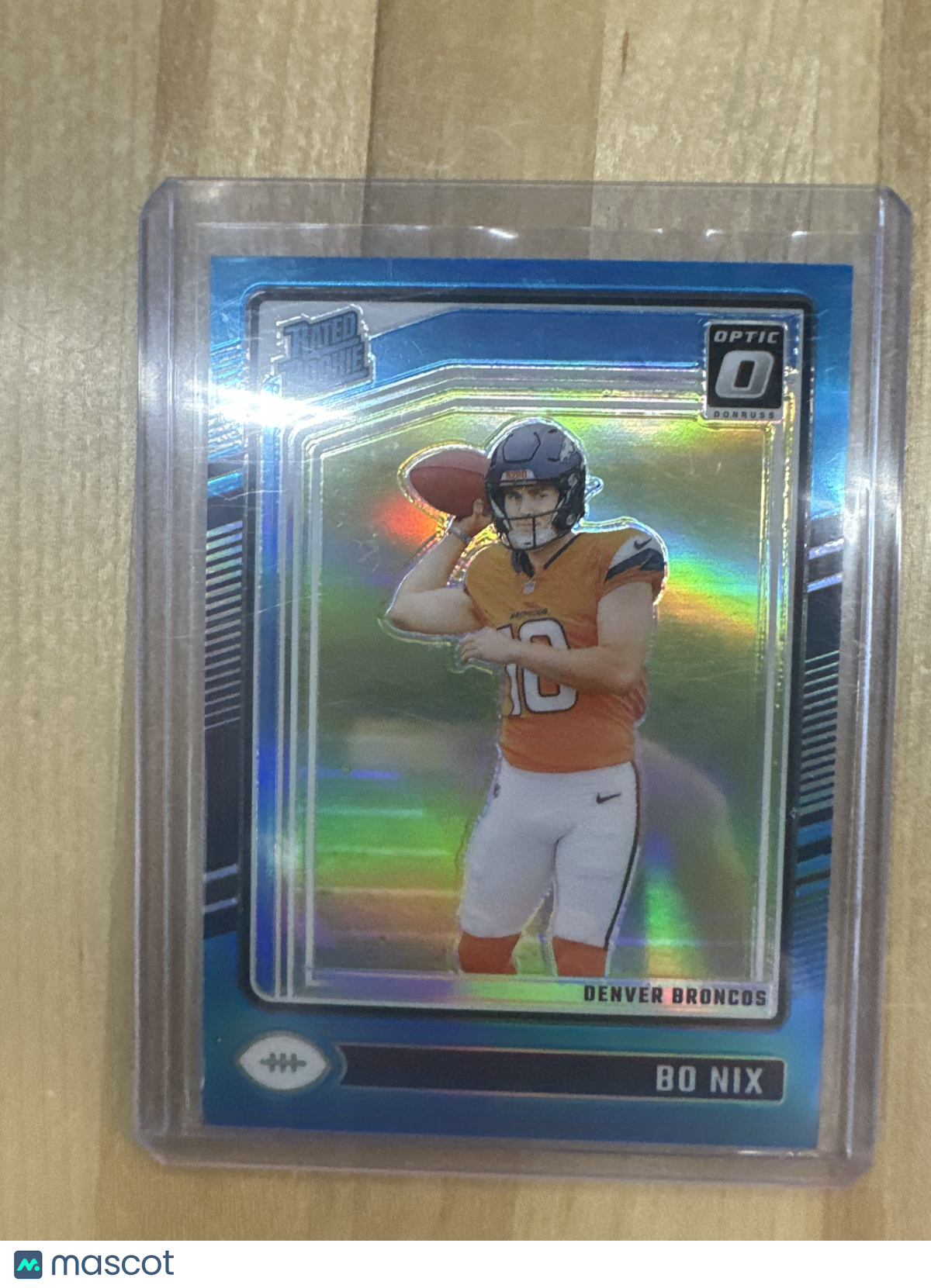 2024 Optic Bo Nix Aqua /299 Rookie